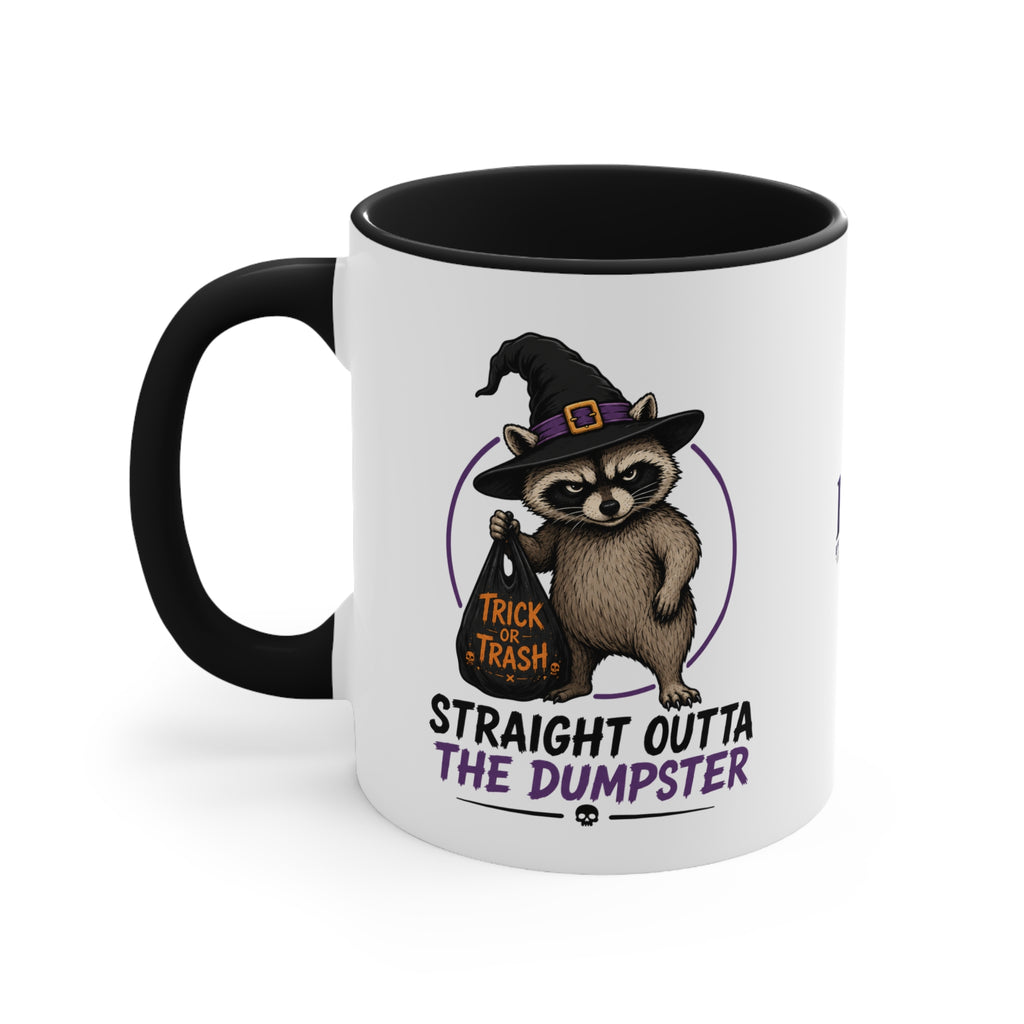 Jimothy Straight Outta the Dumpster Halloween Raccoon Accent Mug