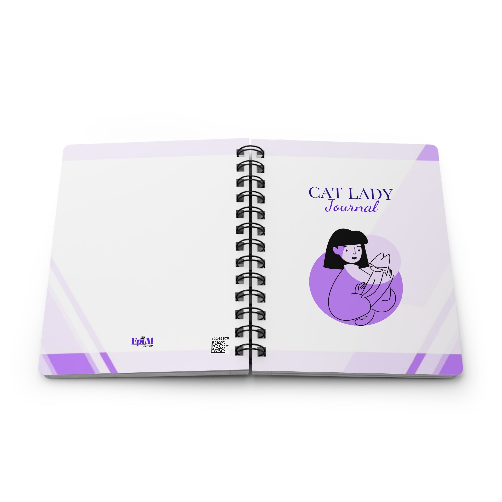 Cat Lady Spiral Bound Journal - EpiAl's Shop