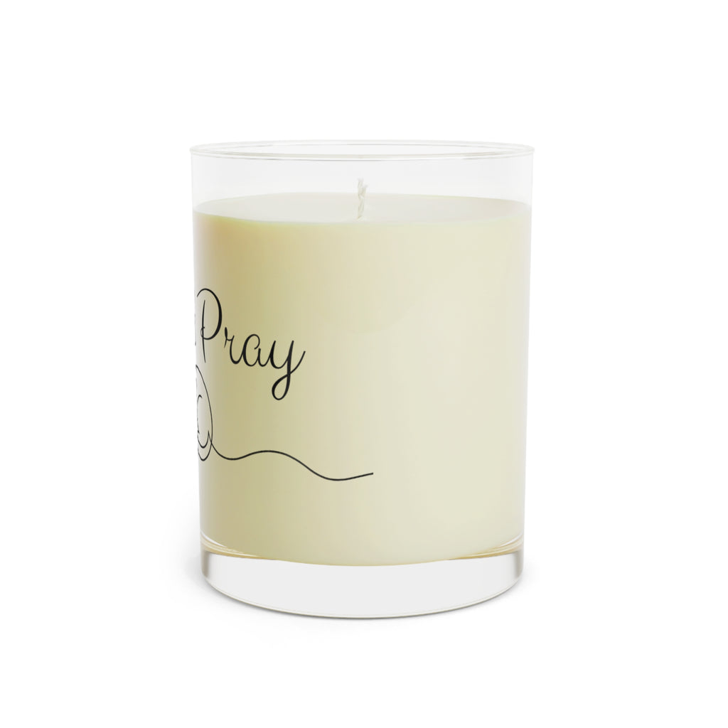 Purr & Pray Line Art Scented Candle