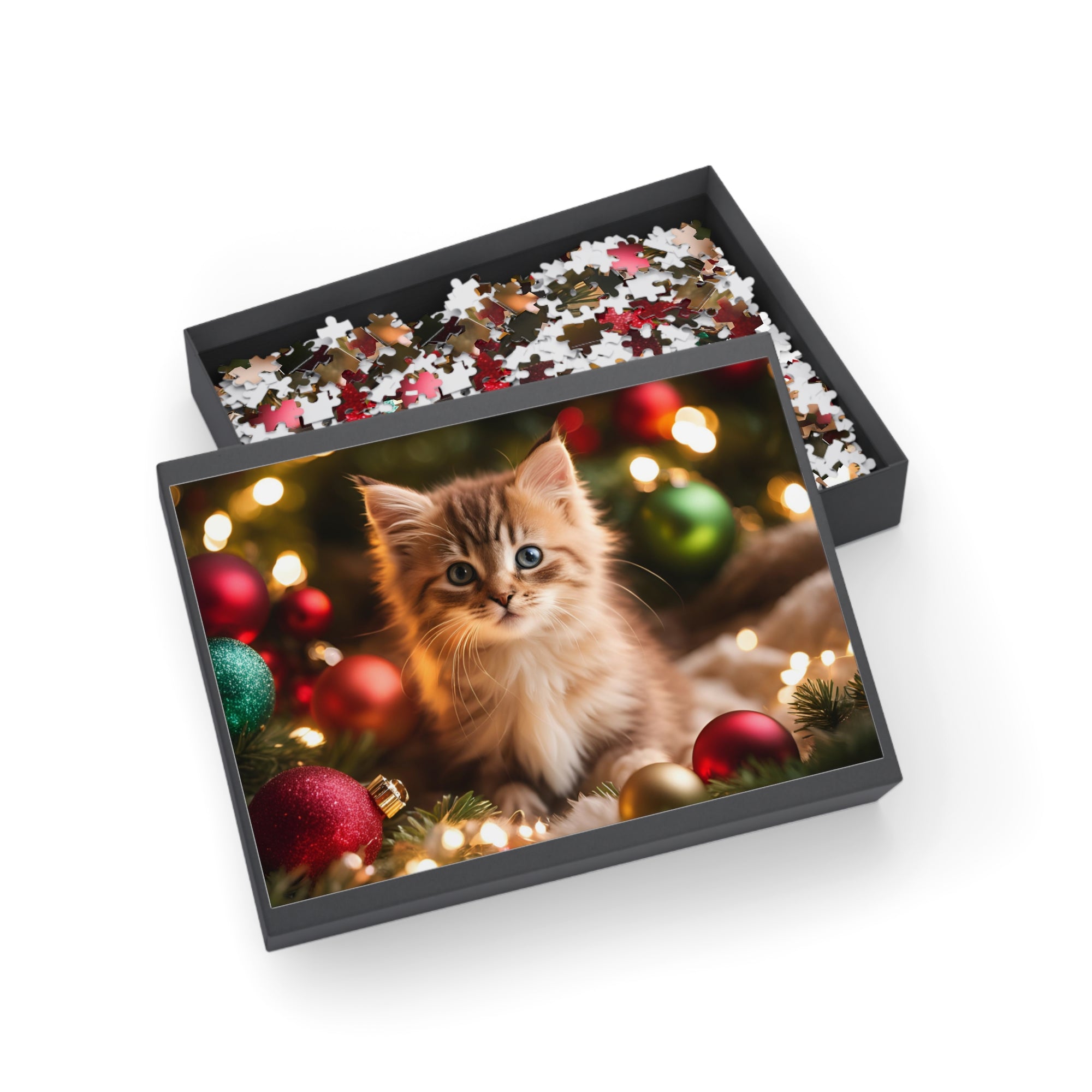 Kitten Christmas Puzzle (96, 252, 500, 1000-Piece)