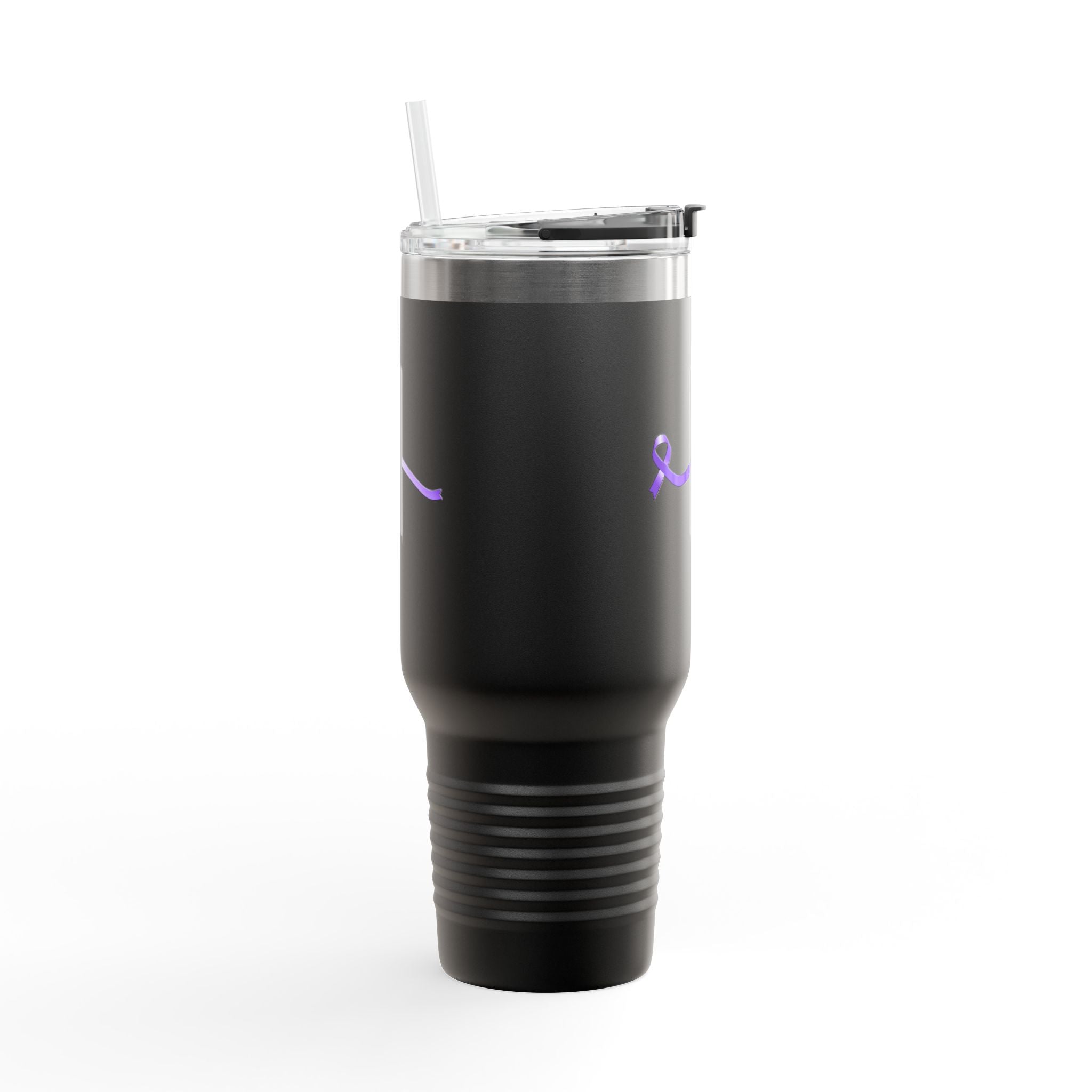 Pause | 40oz Insulated Travel Mug – Subtle Epilepsy Awareness