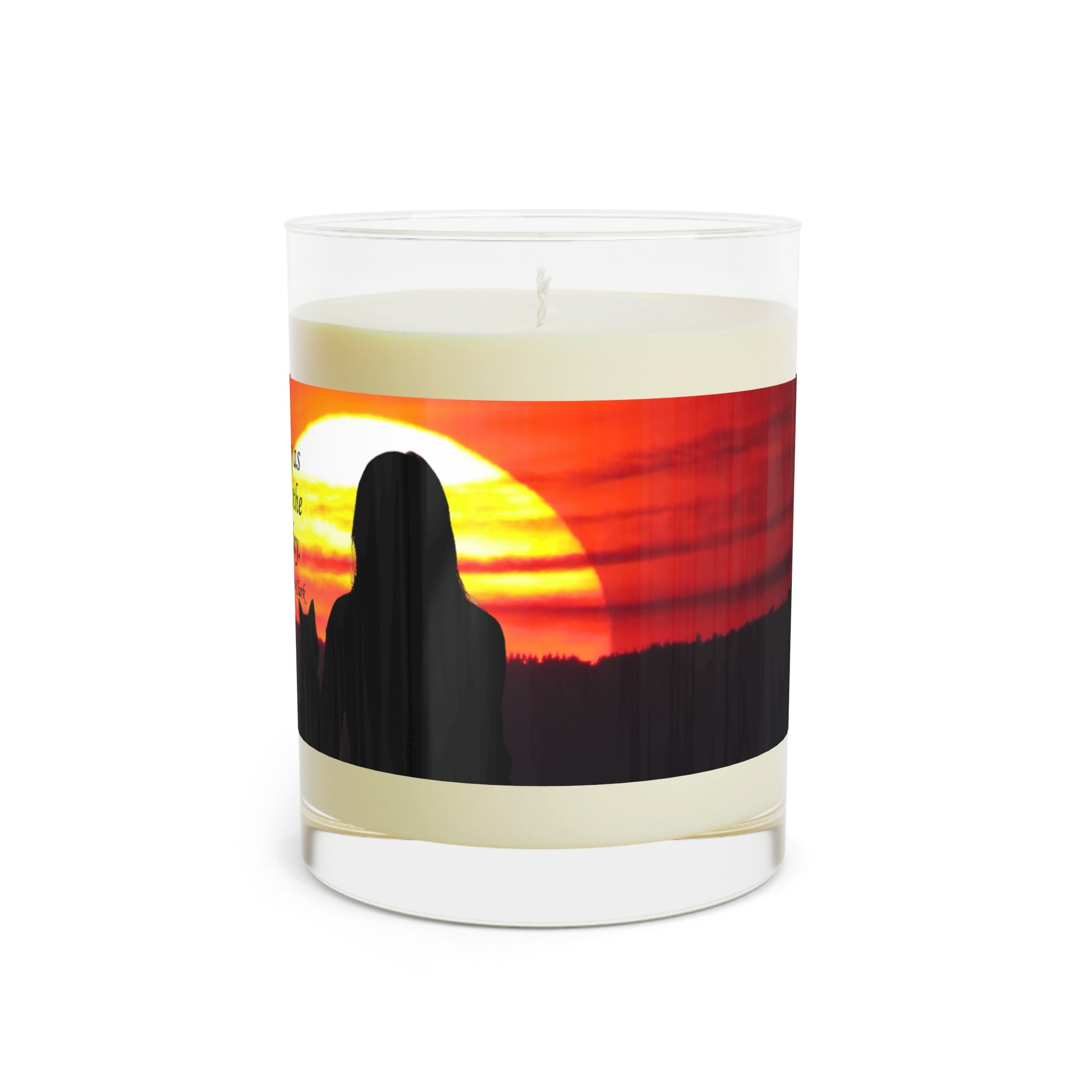 Photo depicting the ​Try As You May Scented Candle - Full Glass, 11oz from EpiAl's Shop.