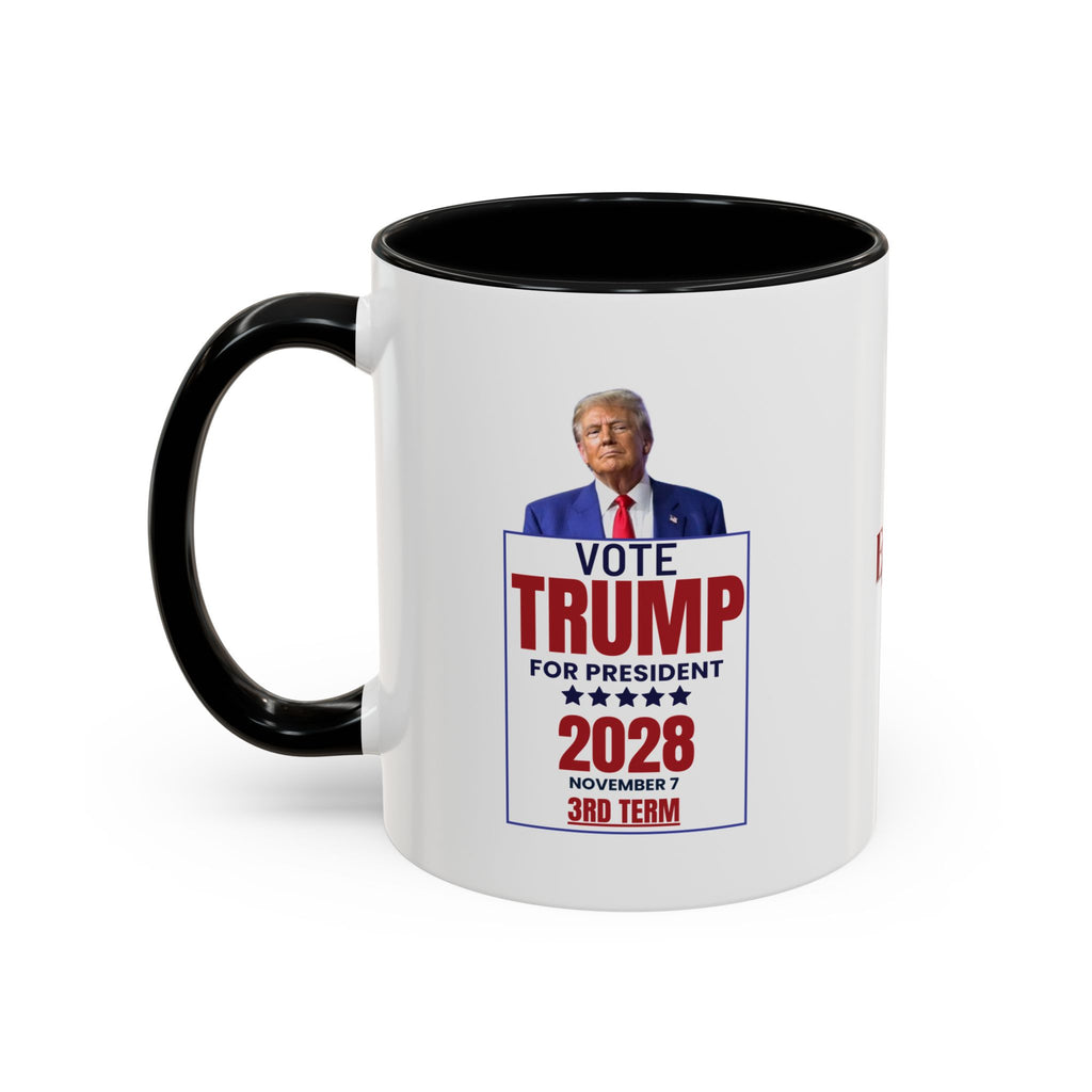 Vote Trump for President Coffee Mug – 11oz & 15oz Accent Mug for Political Enthusiasts