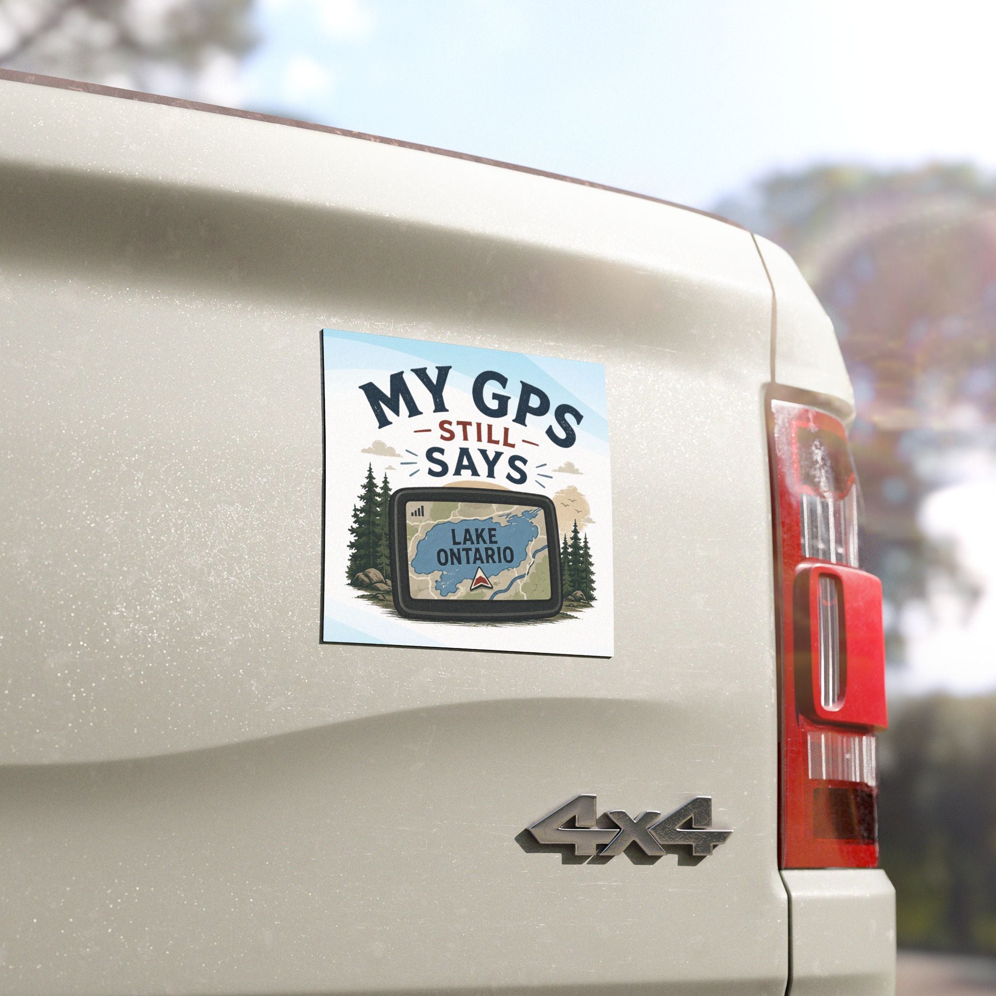 My GPS Still Says Lake Ontario Car Magnet | Great Lakes Humor
