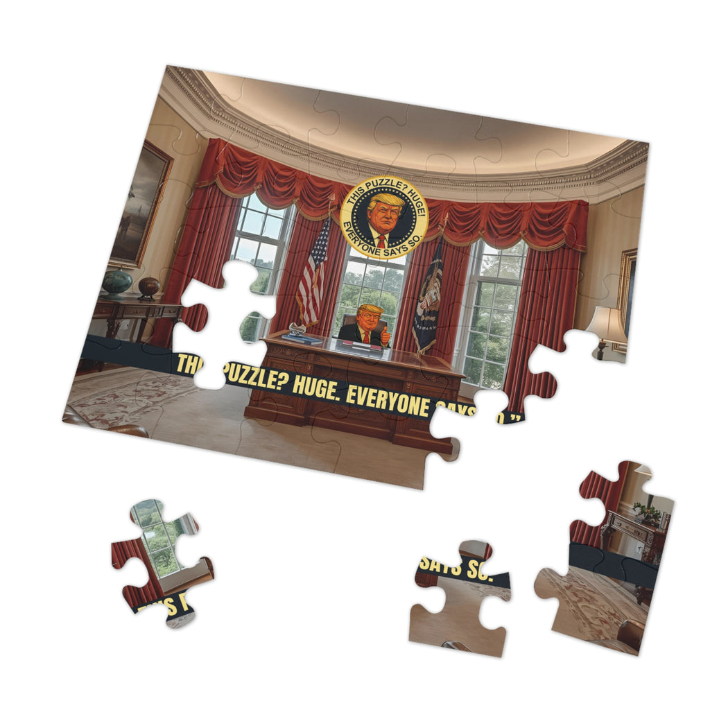 “This Puzzle? Huge. Everyone Says So.” Political Parody Jigsaw Puzzle