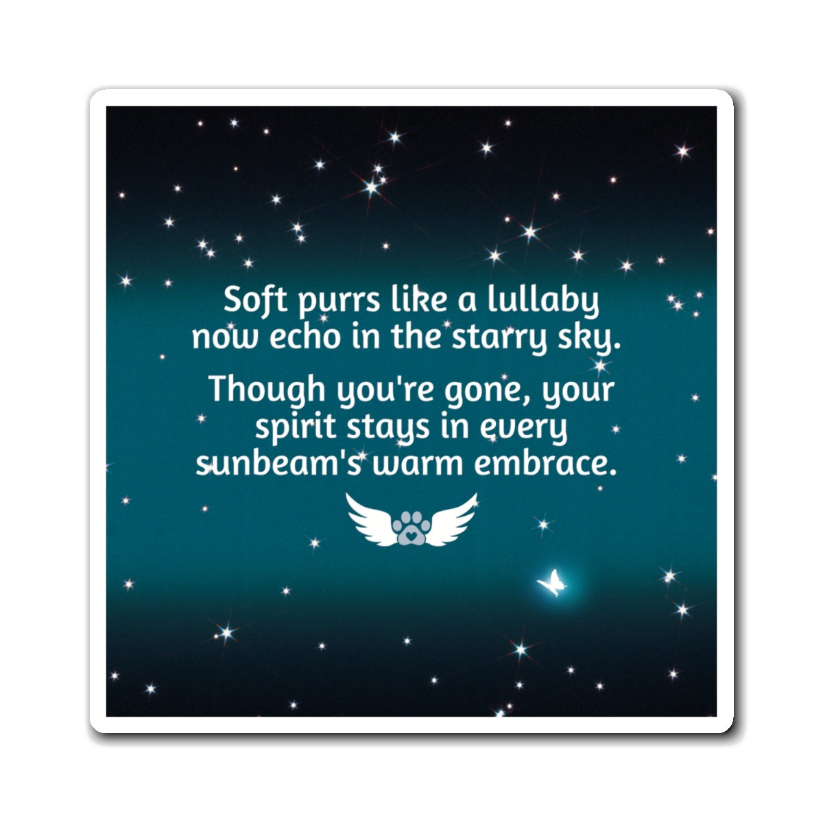 Photo depicting the ​Your Spirit Stays Family Magnets from EpiAl's Shop.