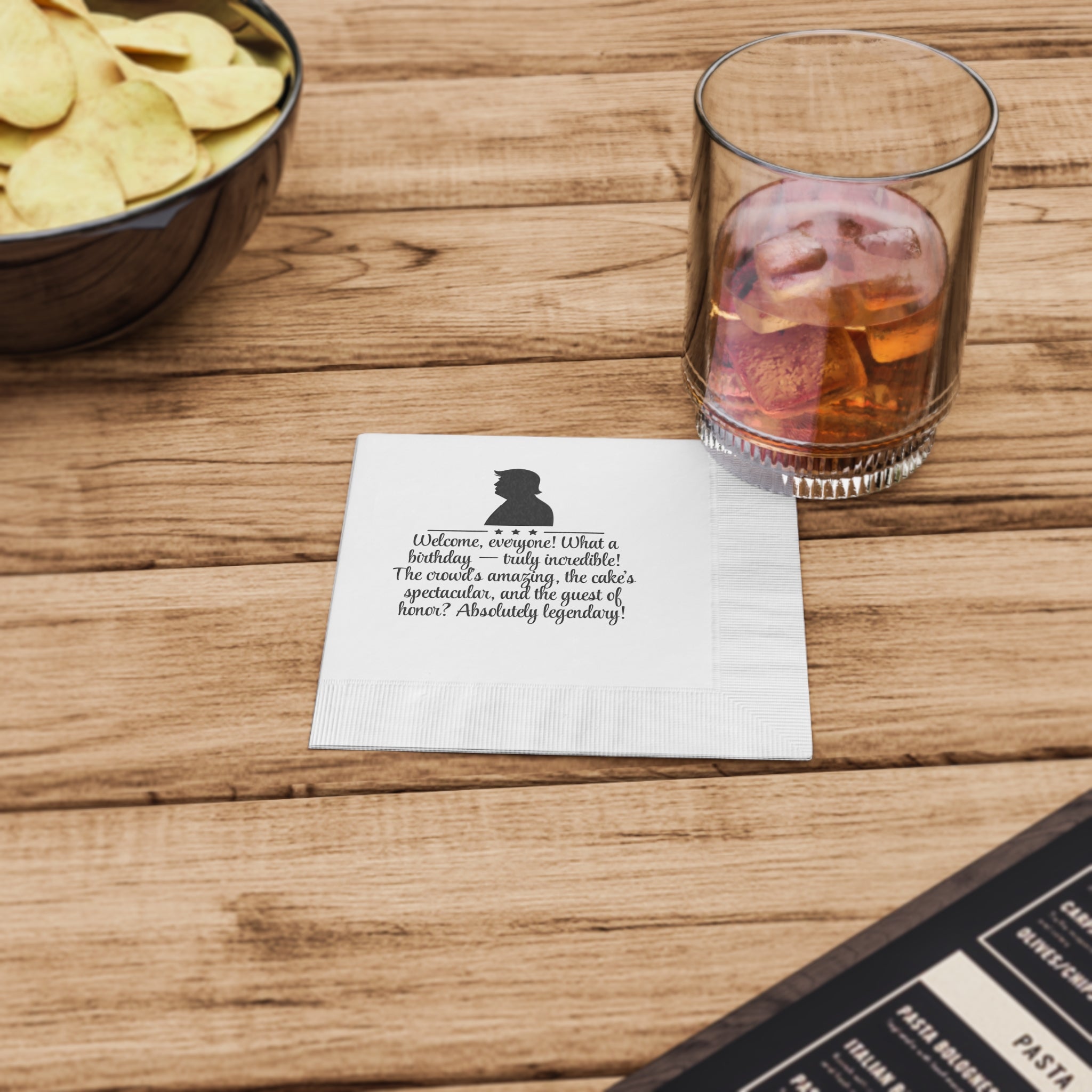 Legendary Birthday Bash Party Napkins – Parody Décor