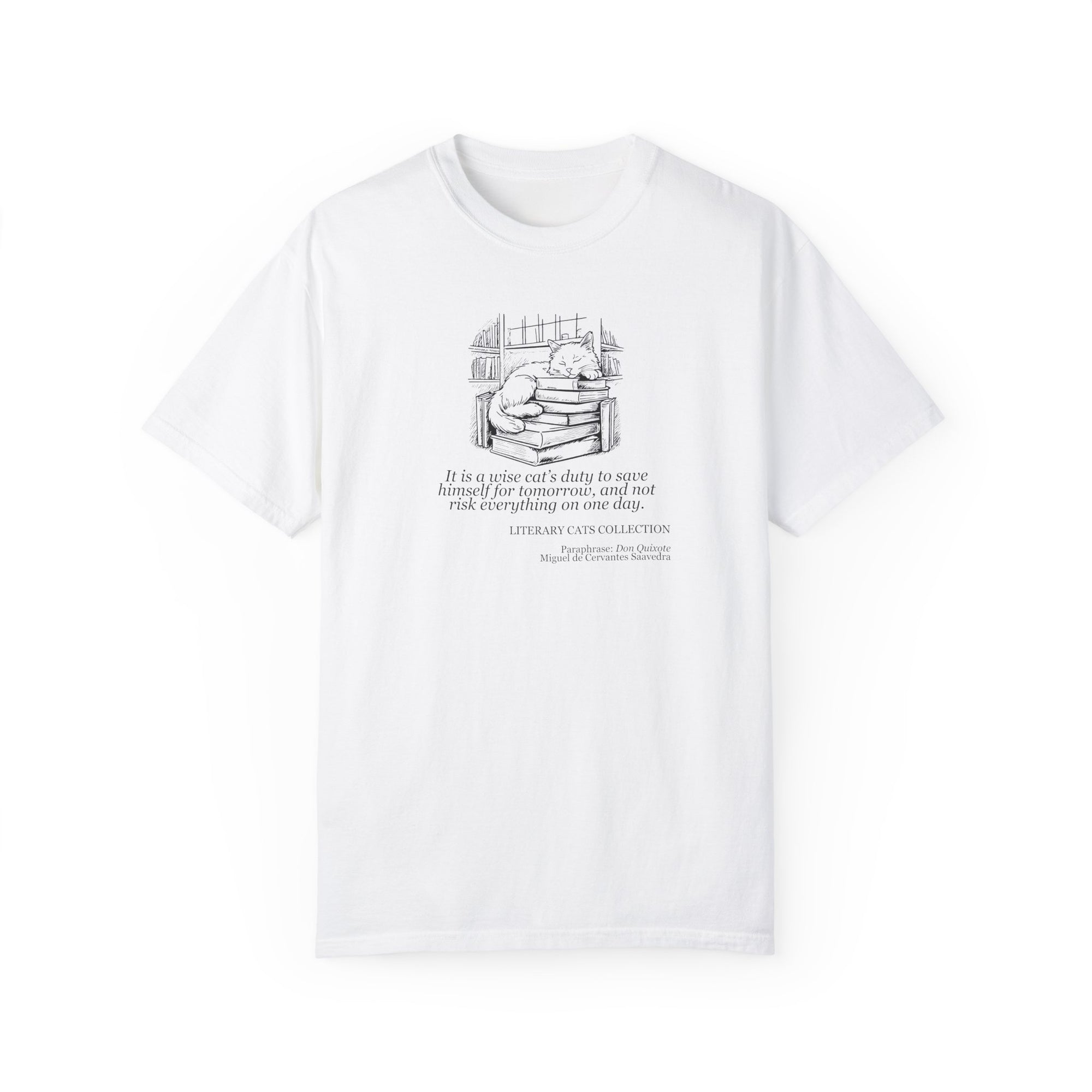Literary Cat Unisex T-Shirt - Don Quixote