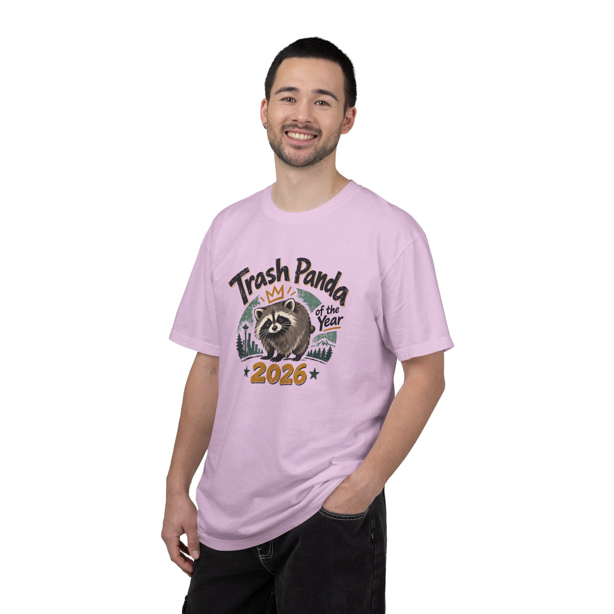 Trash Panda of the Year 2026 Garment-Dyed T-Shirt | Jimothy-Inspired Raccoon Tee
