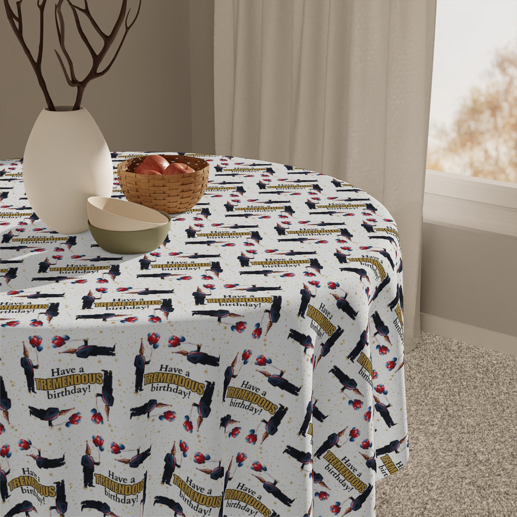 Tremendous Trump Birthday Modern Tablecloth