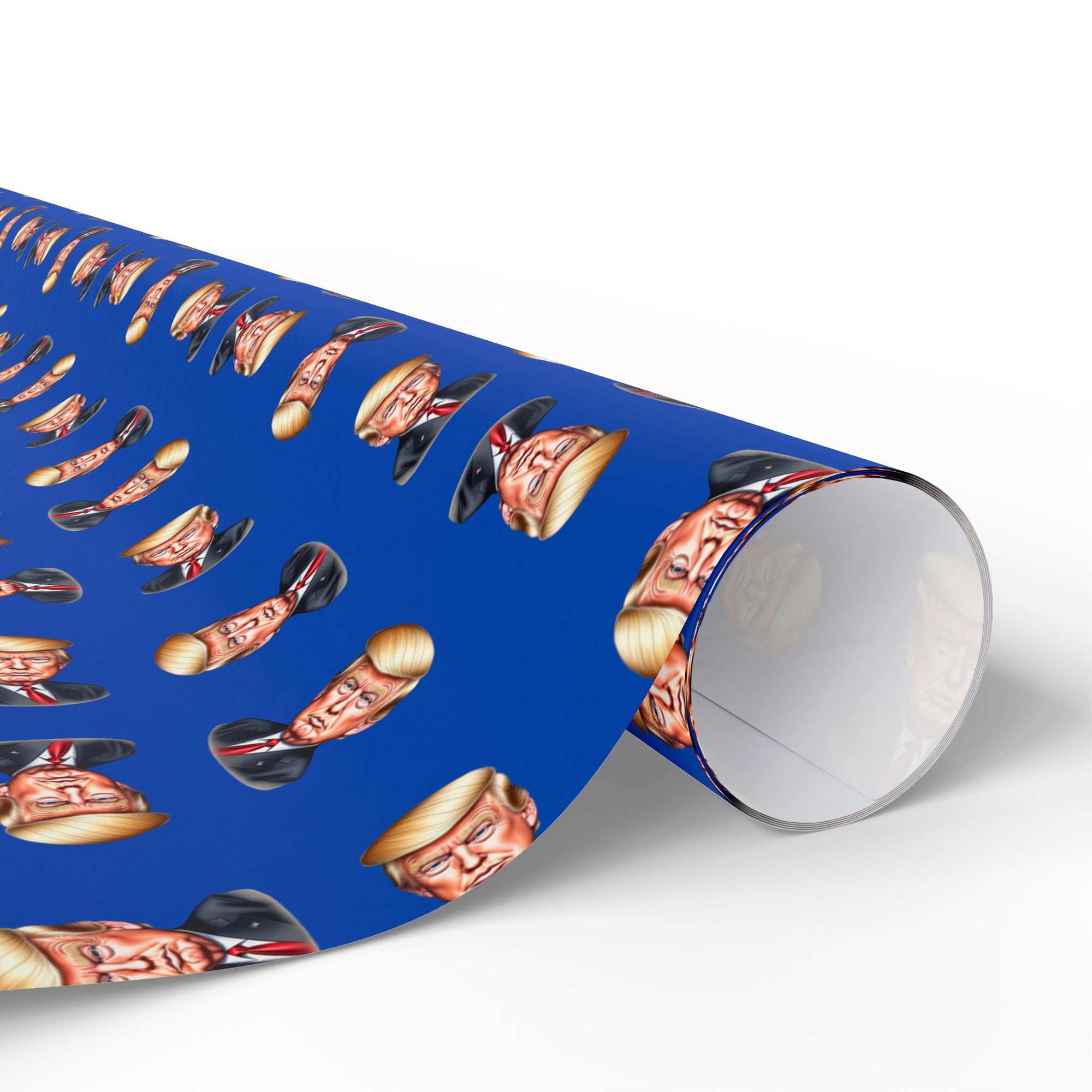 Colorful Trump Face Gift Wrap Paper for All Occasions