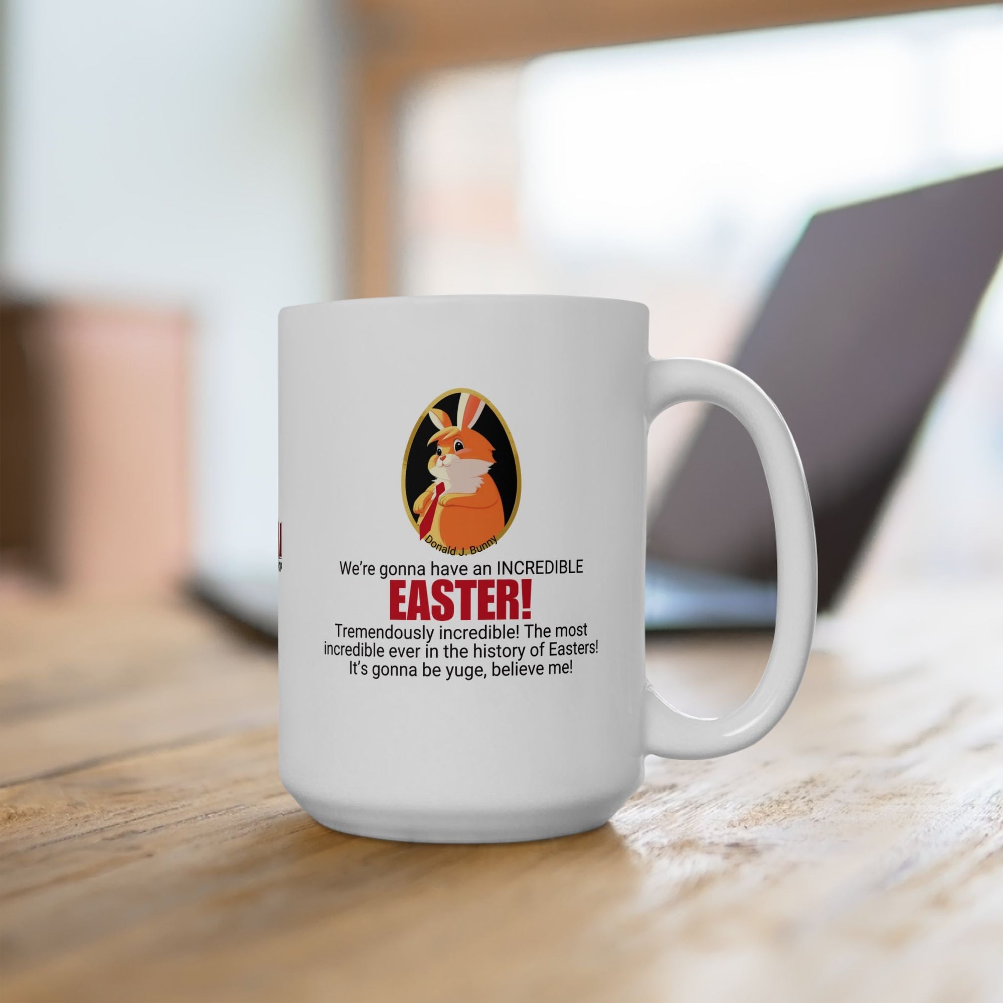 Funny Easter Ceramic Mug - Perfect Gift for Trump Lovers Printify
