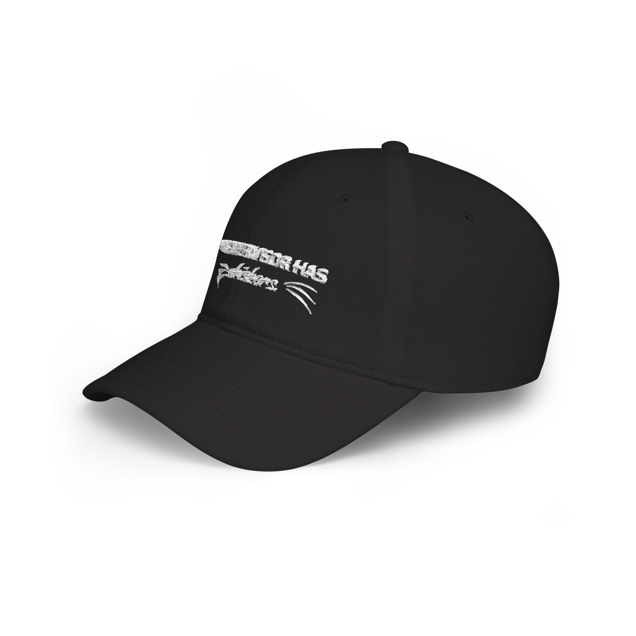 My Supervisor Has Whiskers Embroidered Cat Lover Baseball Cap