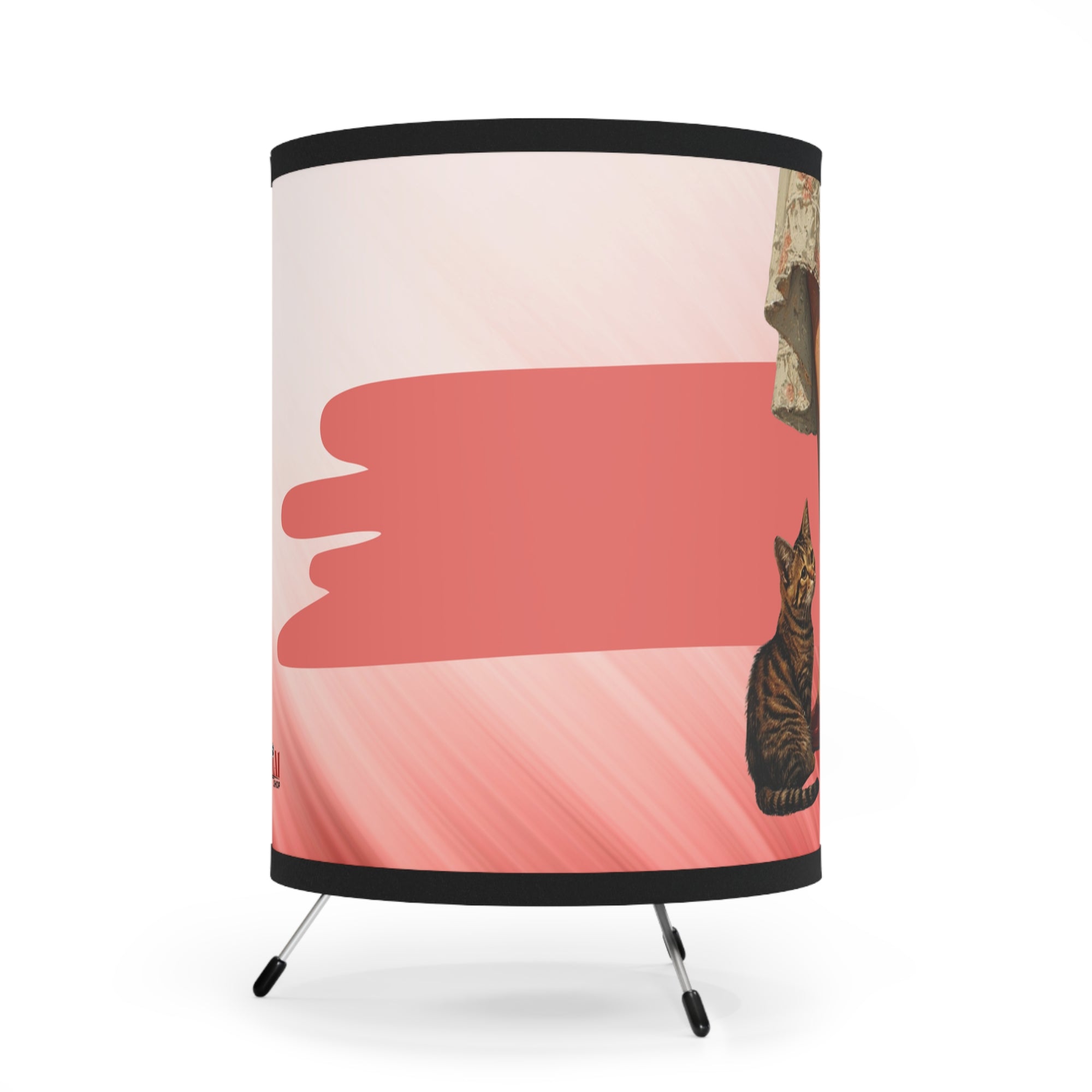 High Heeled Cat Lady Tripod Lamp, Unique Gift for Cat Ladies