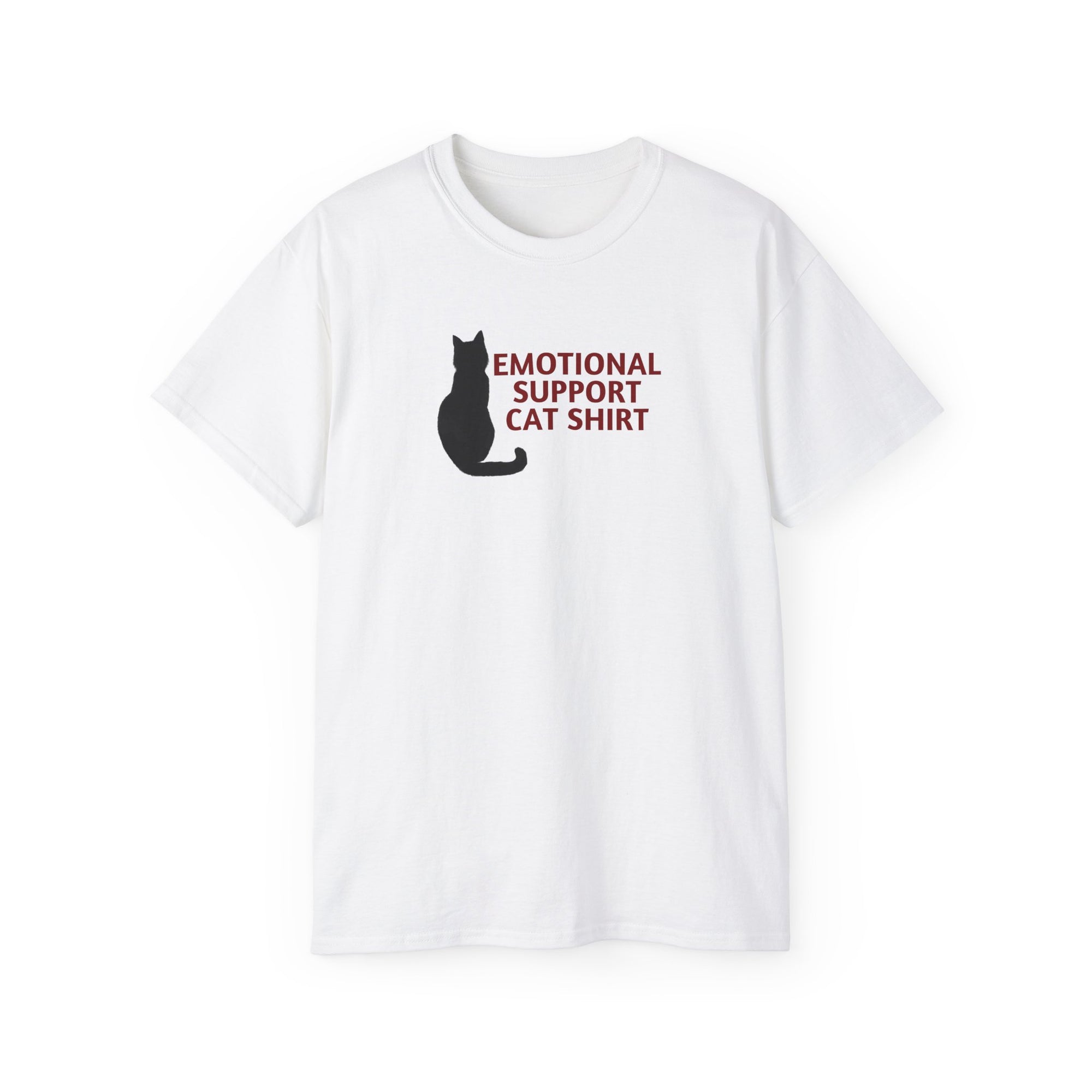 Emotional Support Cat Shirt, Unisex Ultra Cotton Tee - T - Shirt - Epileptic Al’s Shop