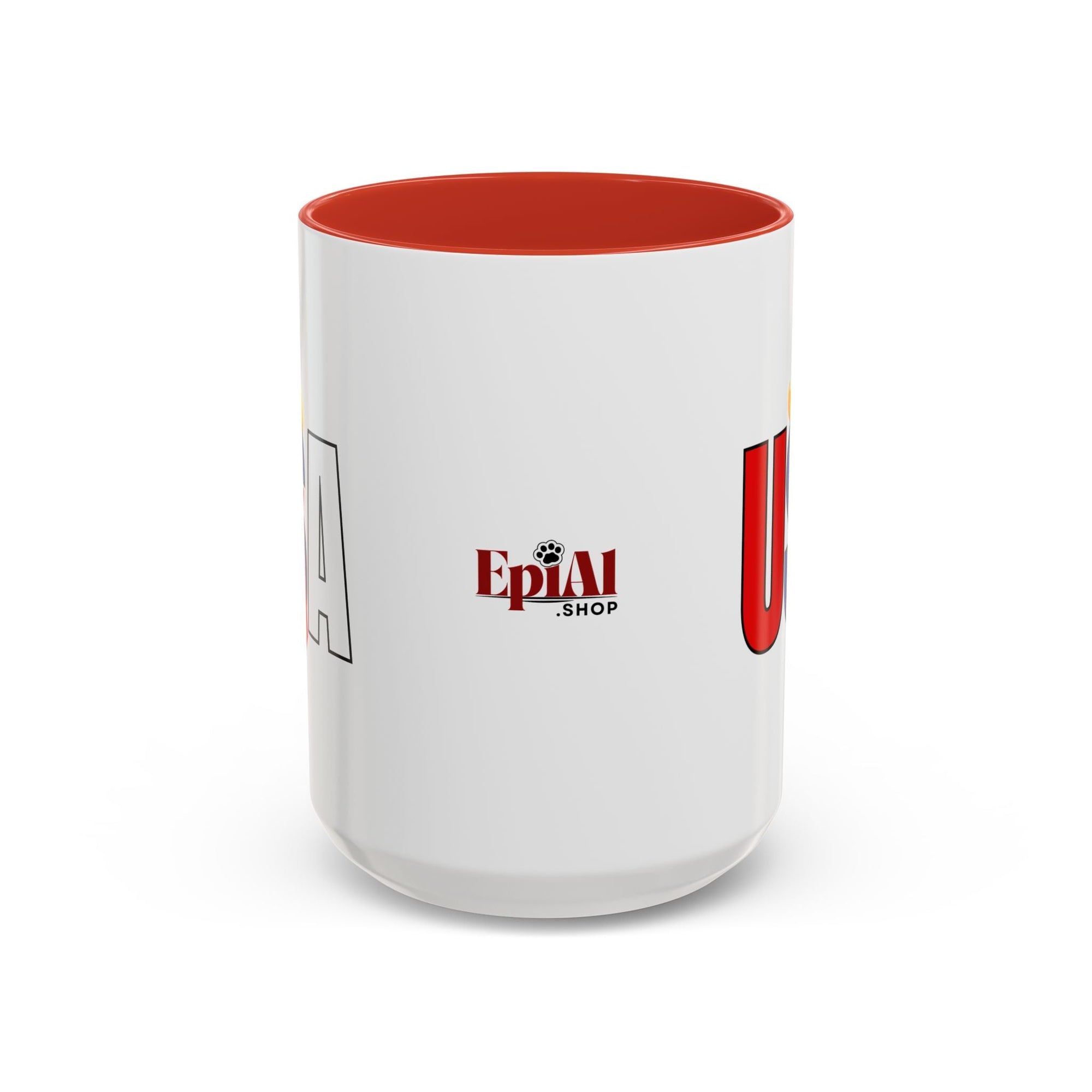 Trump USA Accent Coffee Mug Printify