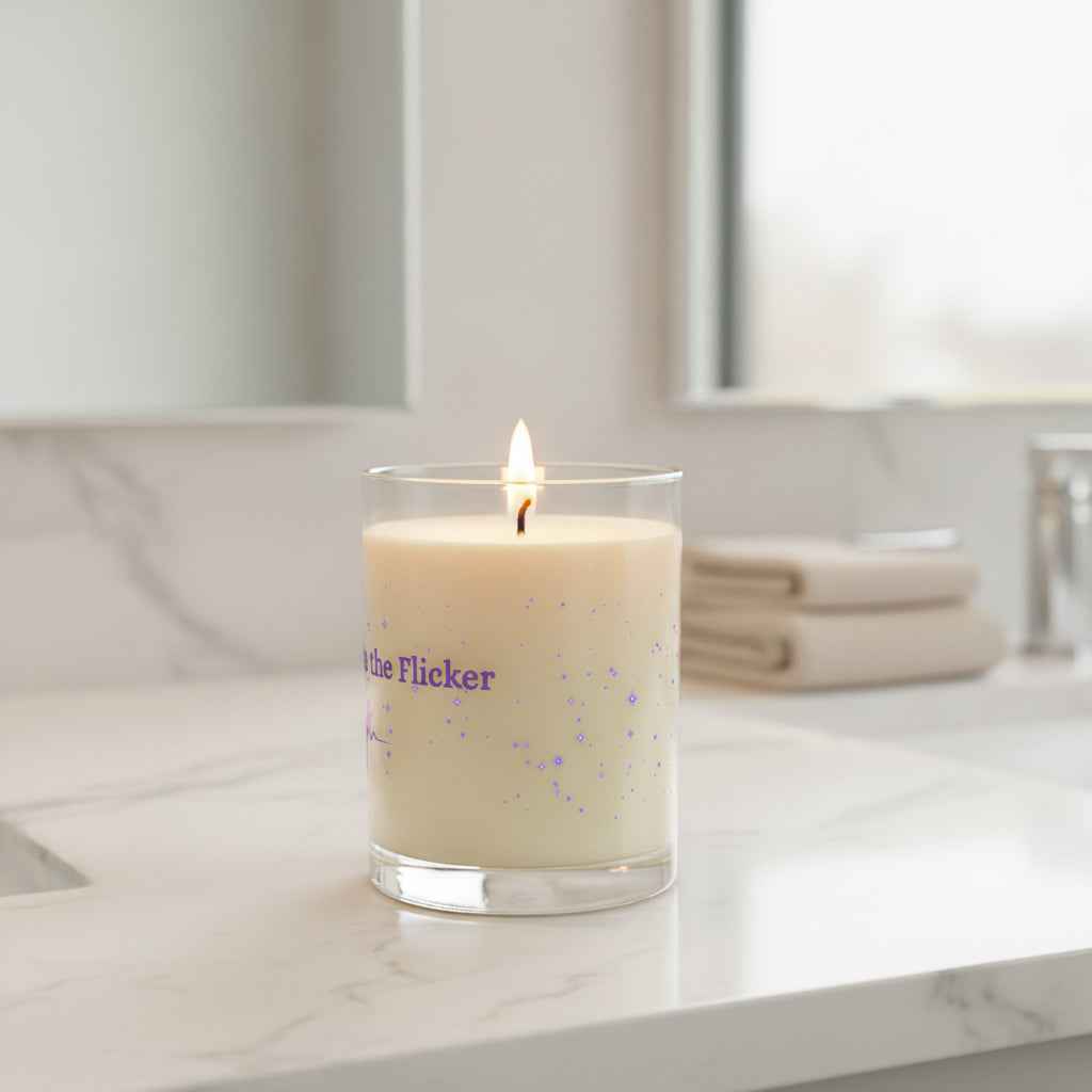 Steady Through the Flicker Candle – Neurostrong Epilepsy Awareness Soy Candle