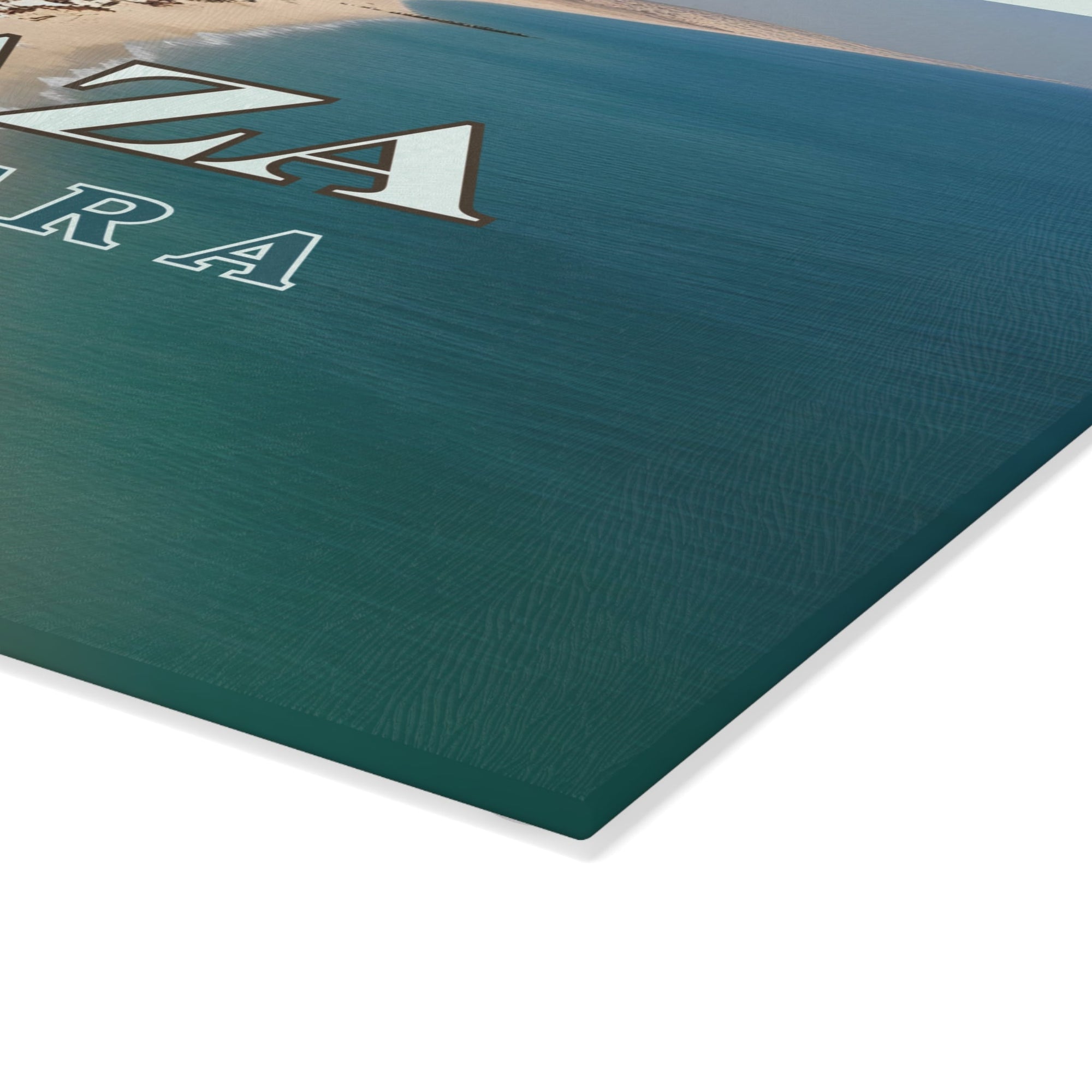 Gaza Riviera Glass Cutting Board Printify