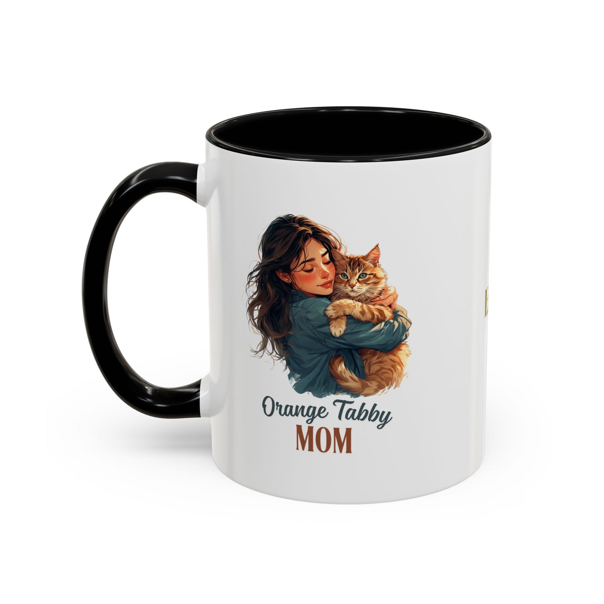 Charming Orange Tabby Mom Coffee Mug – Perfect Gift for Cat Lovers