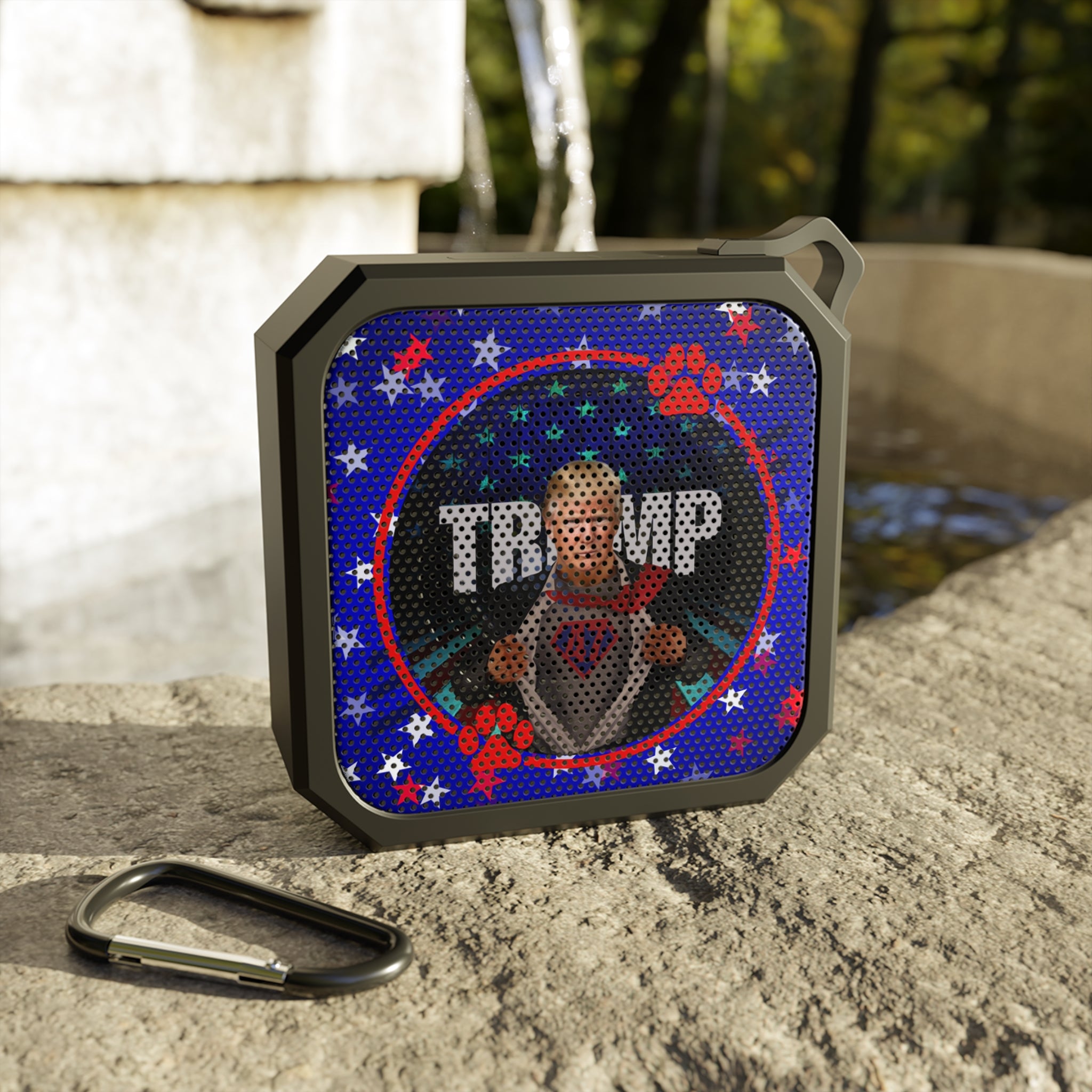 Photo depicting the ​Trump 47 Blackwater Outdoor Bluetooth Speaker from EpiAl's Shop.