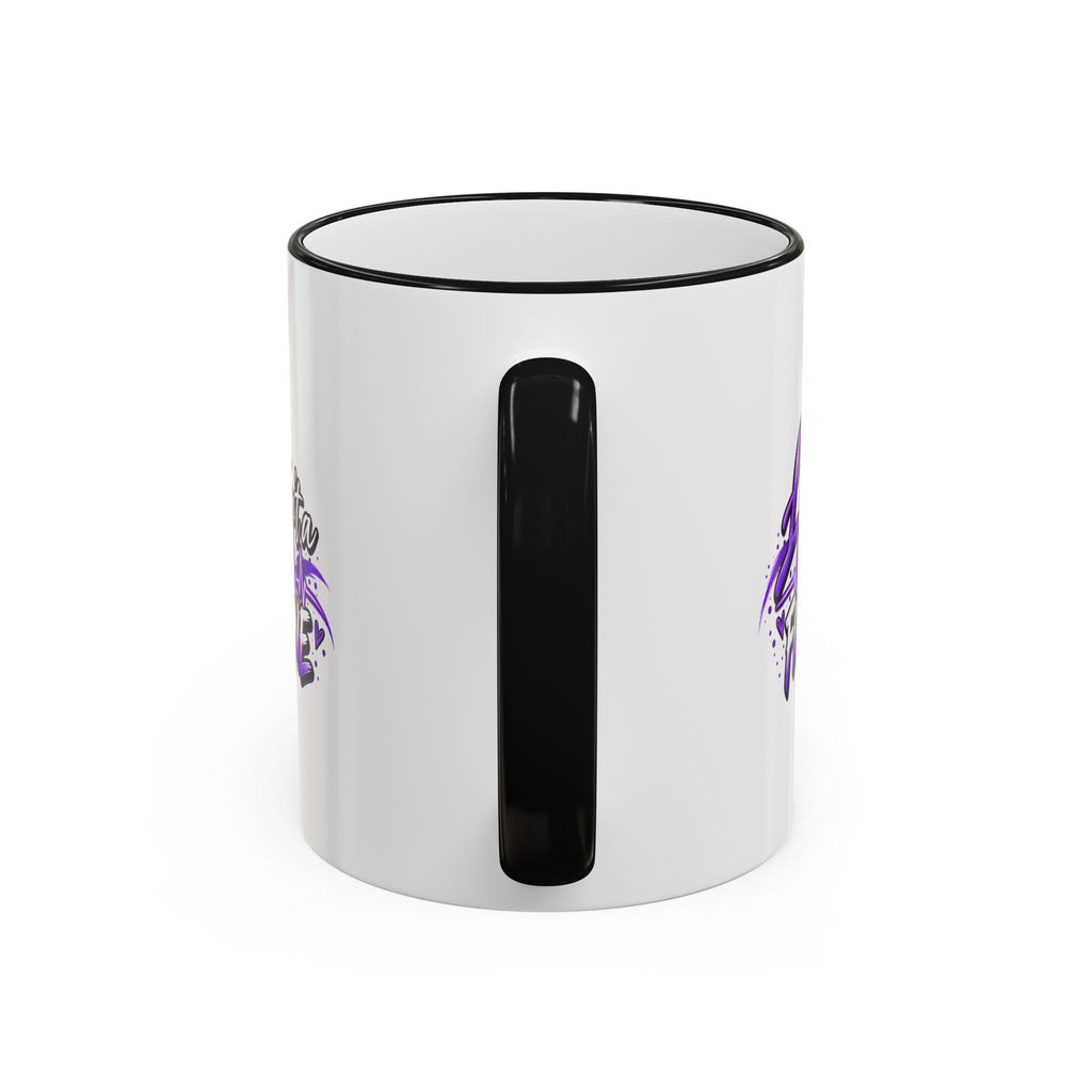 Life Isn’t a Flat Line Epilepsy Awareness Accent Mug — 11/15oz