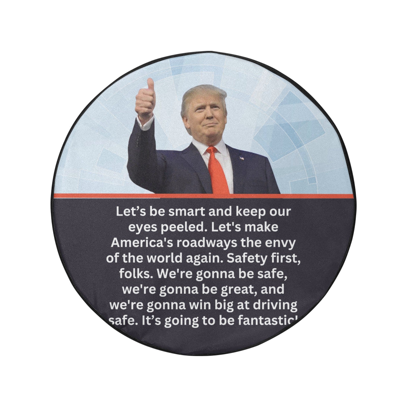 Trump Safe Spare Tire Cover (Large)(17")