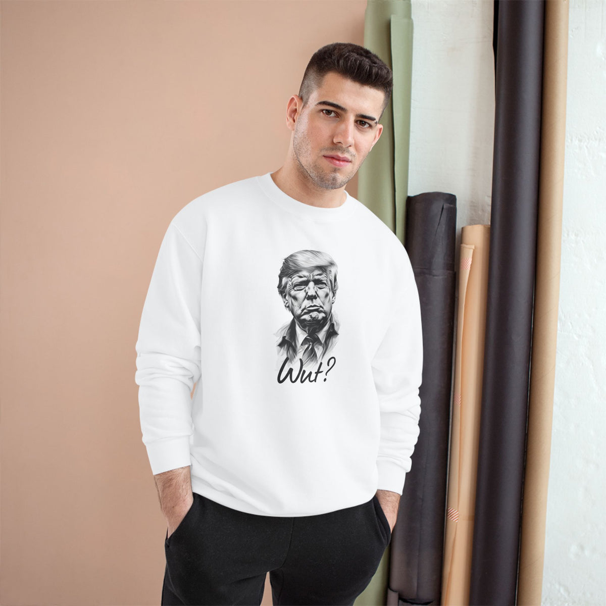 Wut Patriotic Champion Sweatshirt, Trump