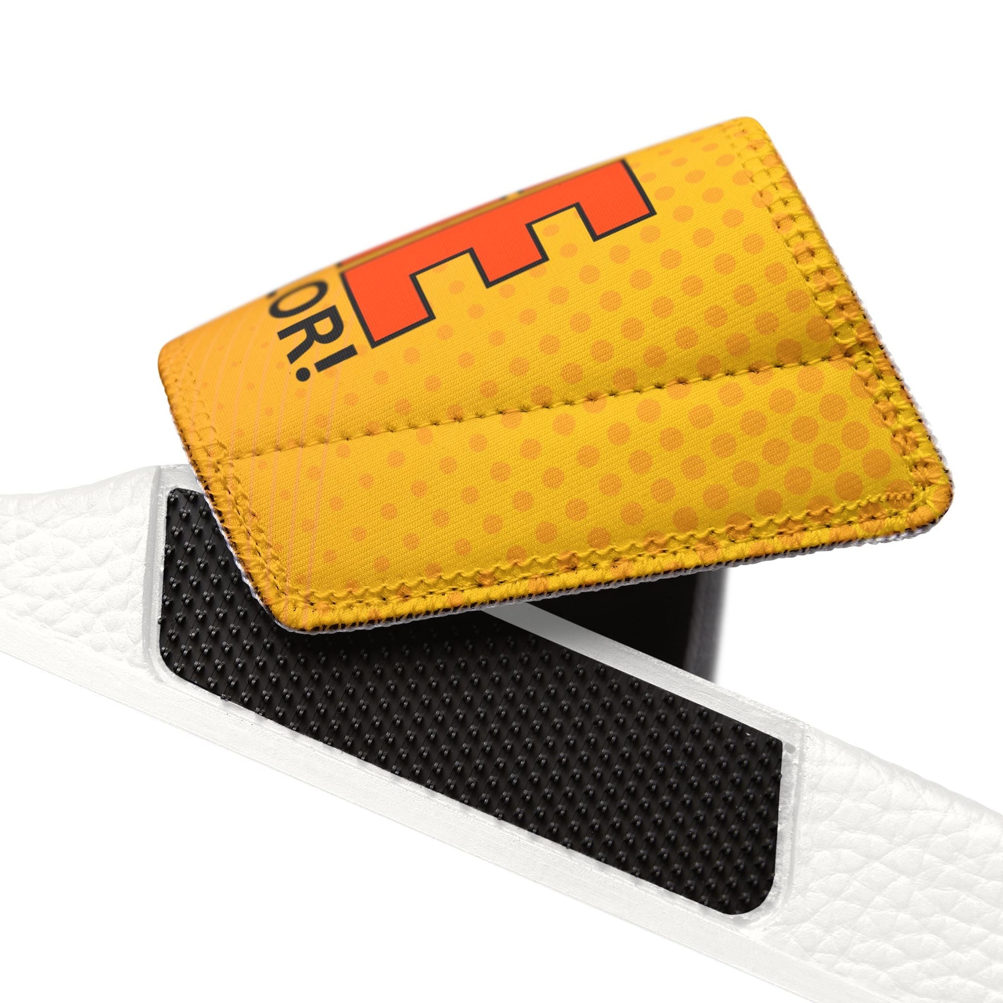 Trendy Men's Sandals - 'Orange Is Not My Color' Statement Footwear Printify
