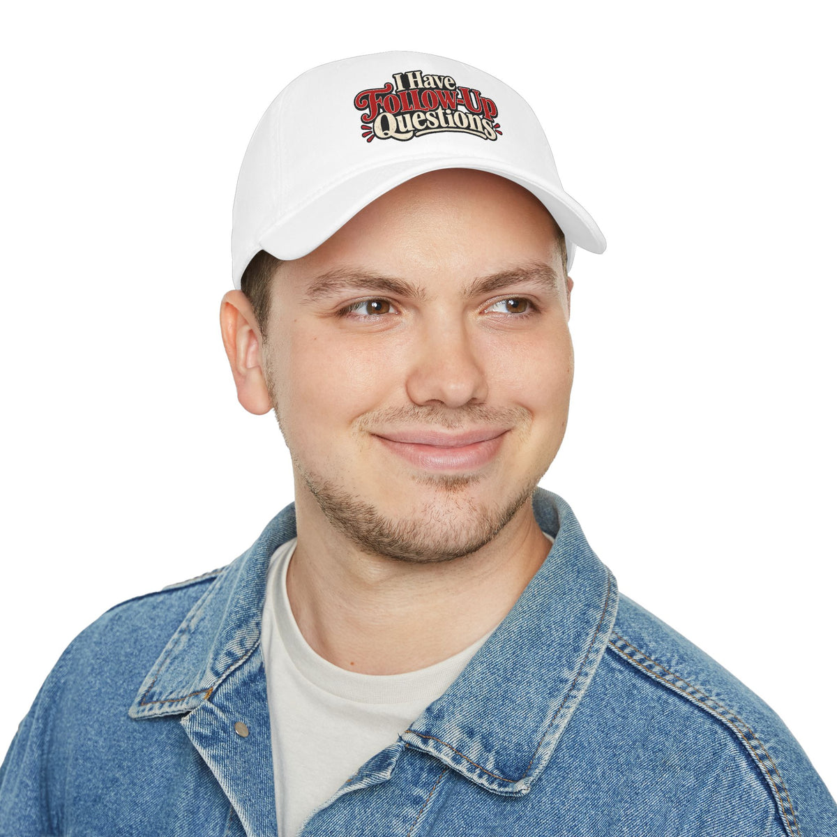 I Have Follow-Up Questions Baseball Cap | True Crime & Internet Sleuth Hat