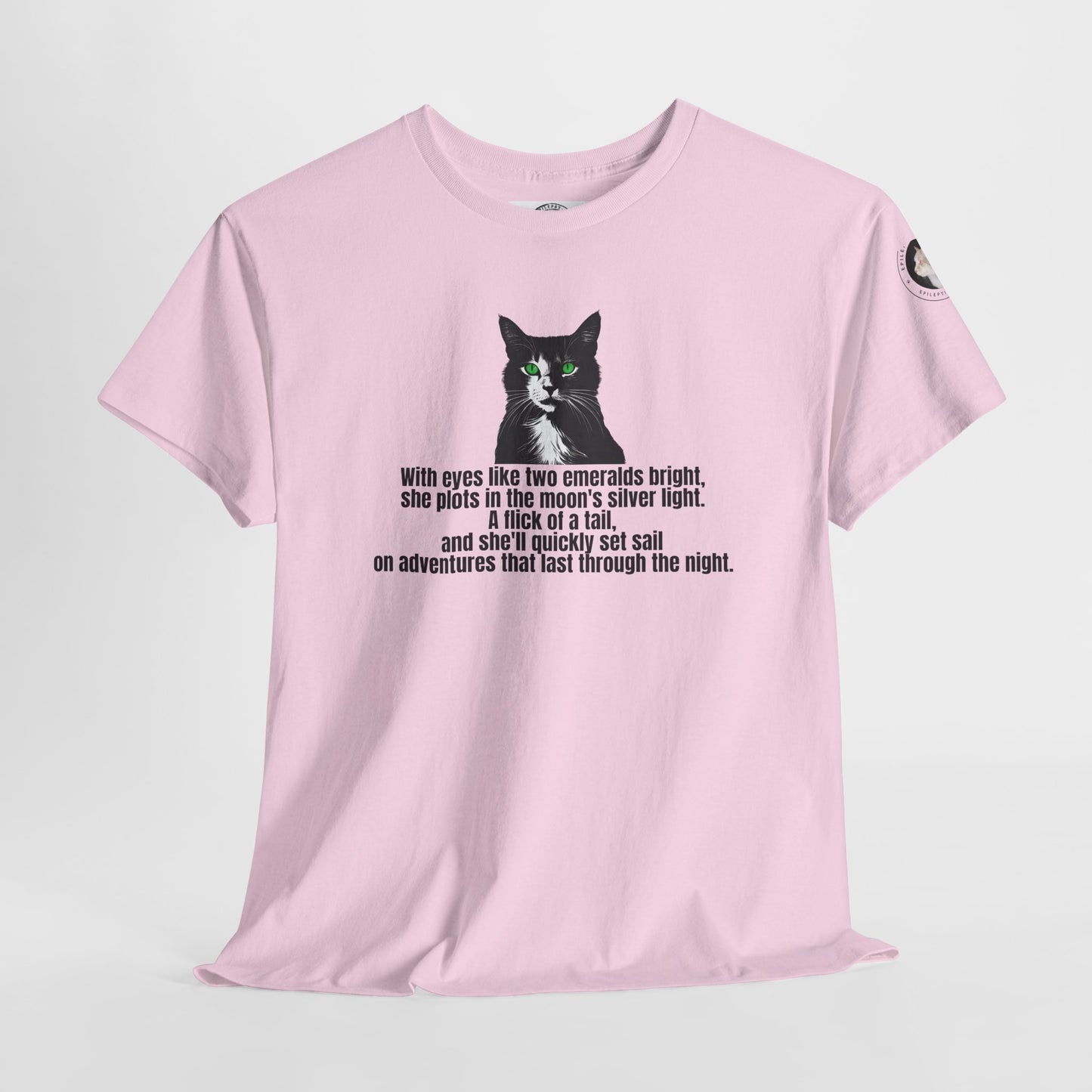 Emerald Eyed Mischief Unisex Heavy Cotton Tee
