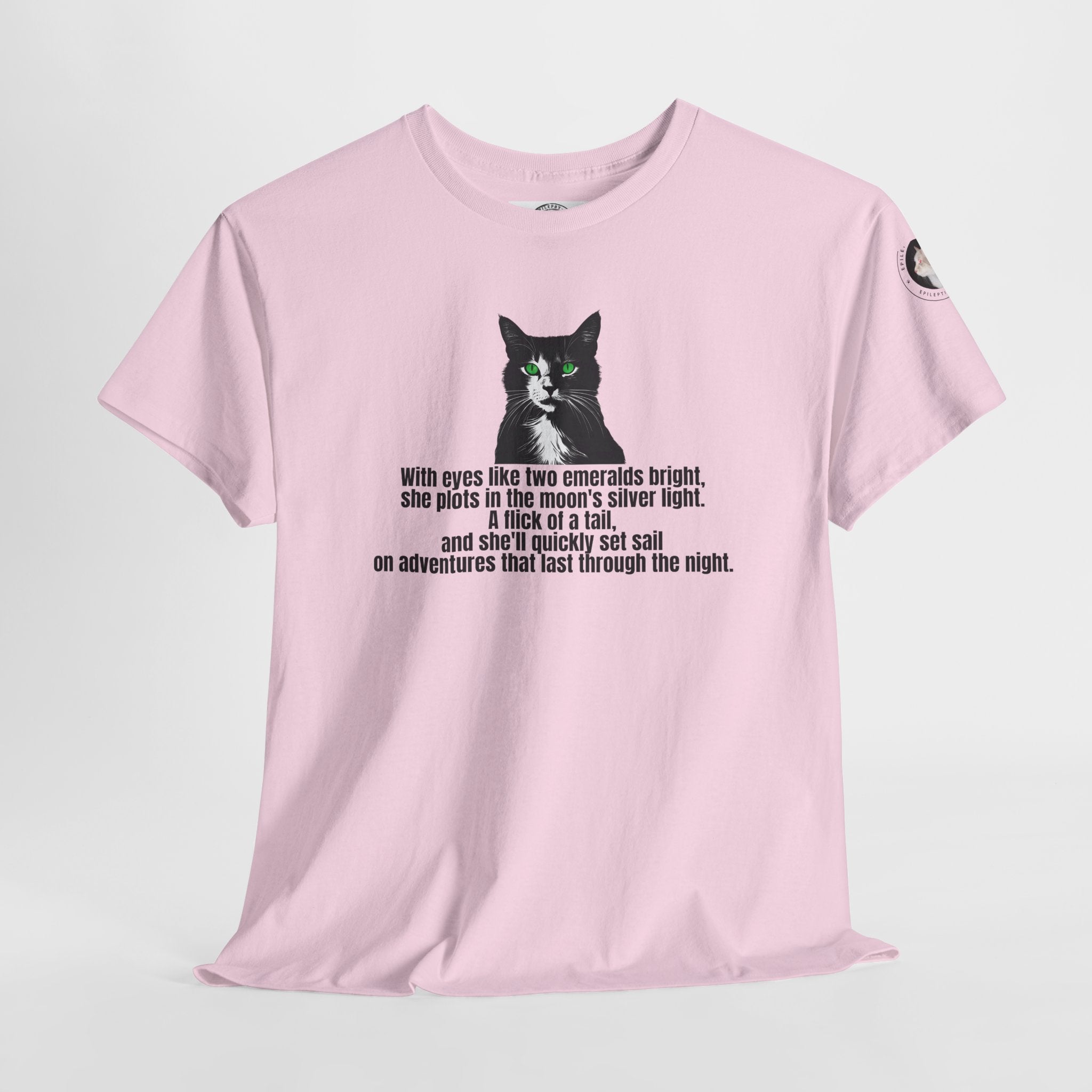 Emerald Eyed Mischief Unisex Heavy Cotton Tee