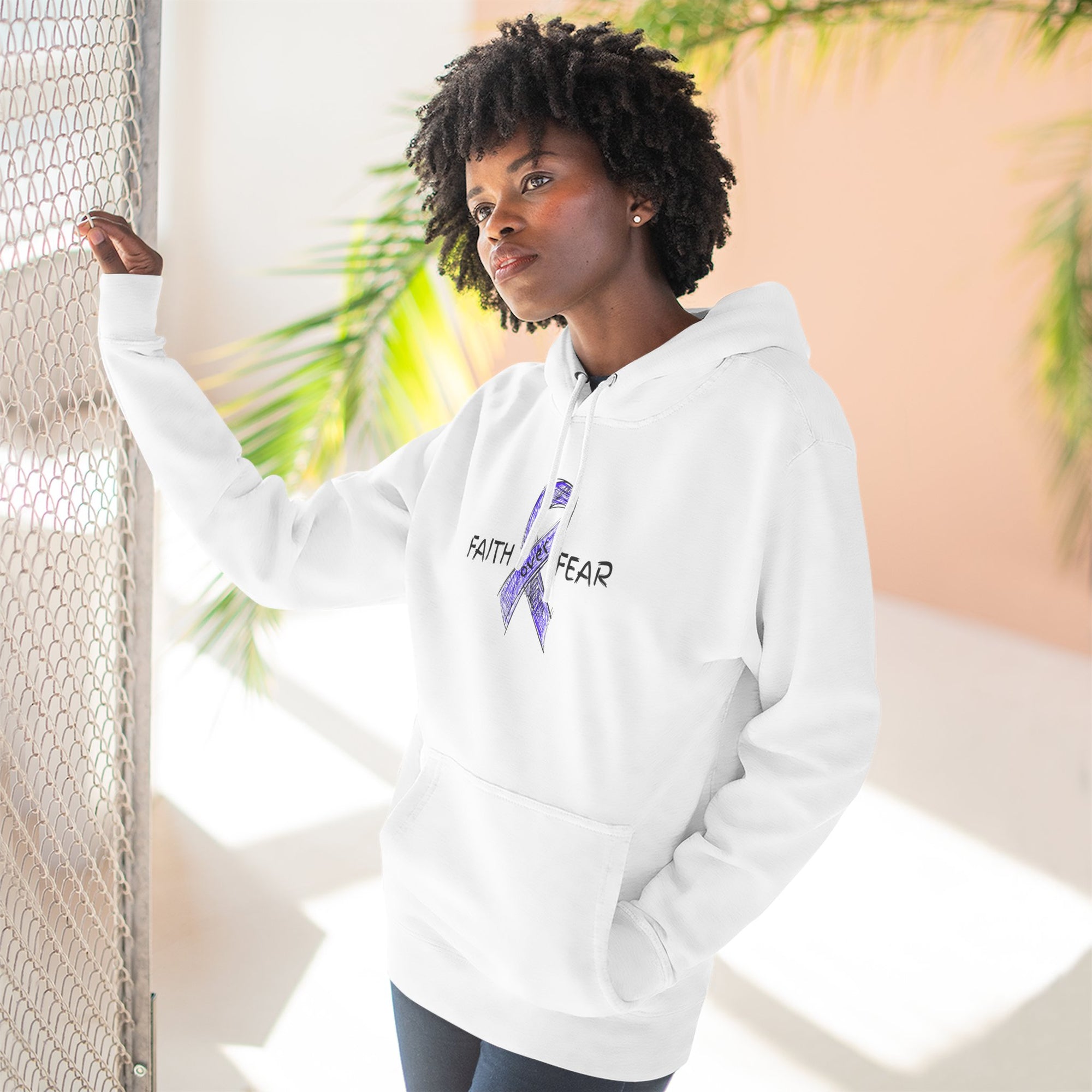 Faith Over Fear Epilepsy Awareness Hoodie