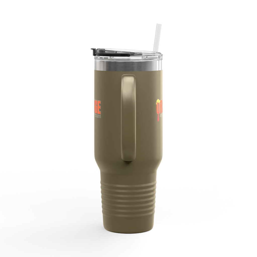 Orange Is Not My Color Insulated Travel Mug – 40oz Personal Drink Companion Printify