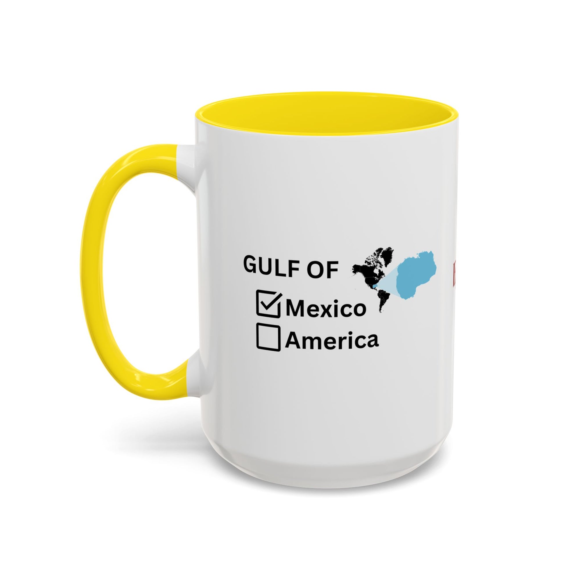 Gulf of Mexico Checkbox Accent Coffee Mug