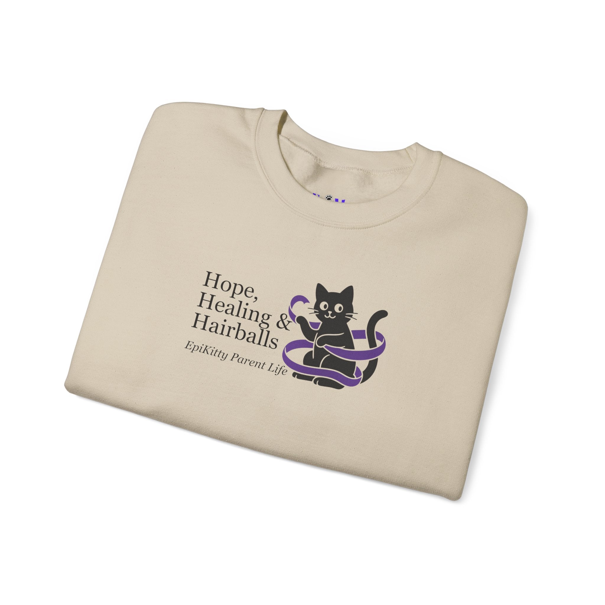 “Hope, Healing & Hairballs” Epikitty Parent Life Sweatshirt