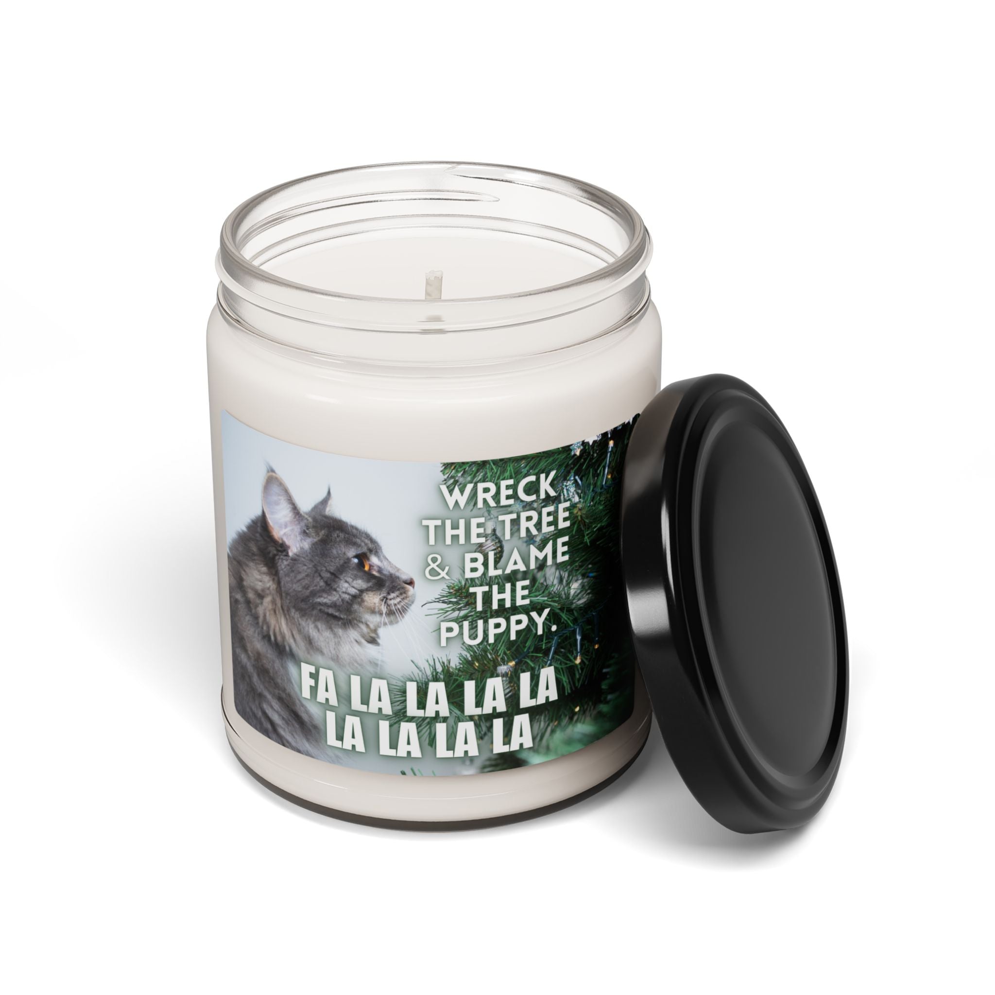 Photo depicting the ​Wreck the Tree Scented Soy Candle, 9oz from EpiAl's Shop.