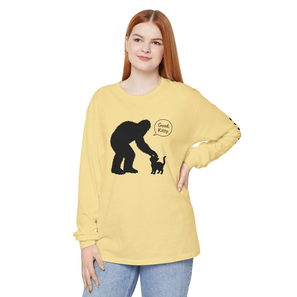 Bigfoot & Kitty “Good, Kitty.” Long Sleeve Shirt