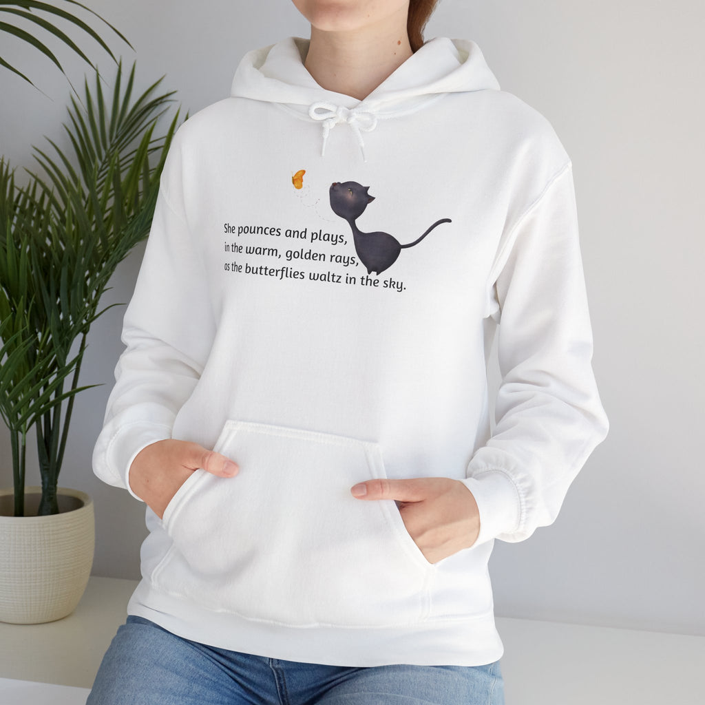 She Pounces & Plays Unisex Heavy Blend™ Hooded Sweatshirt