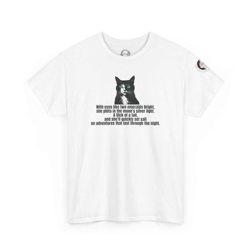 Emerald Eyed Mischief Unisex Heavy Cotton Tee