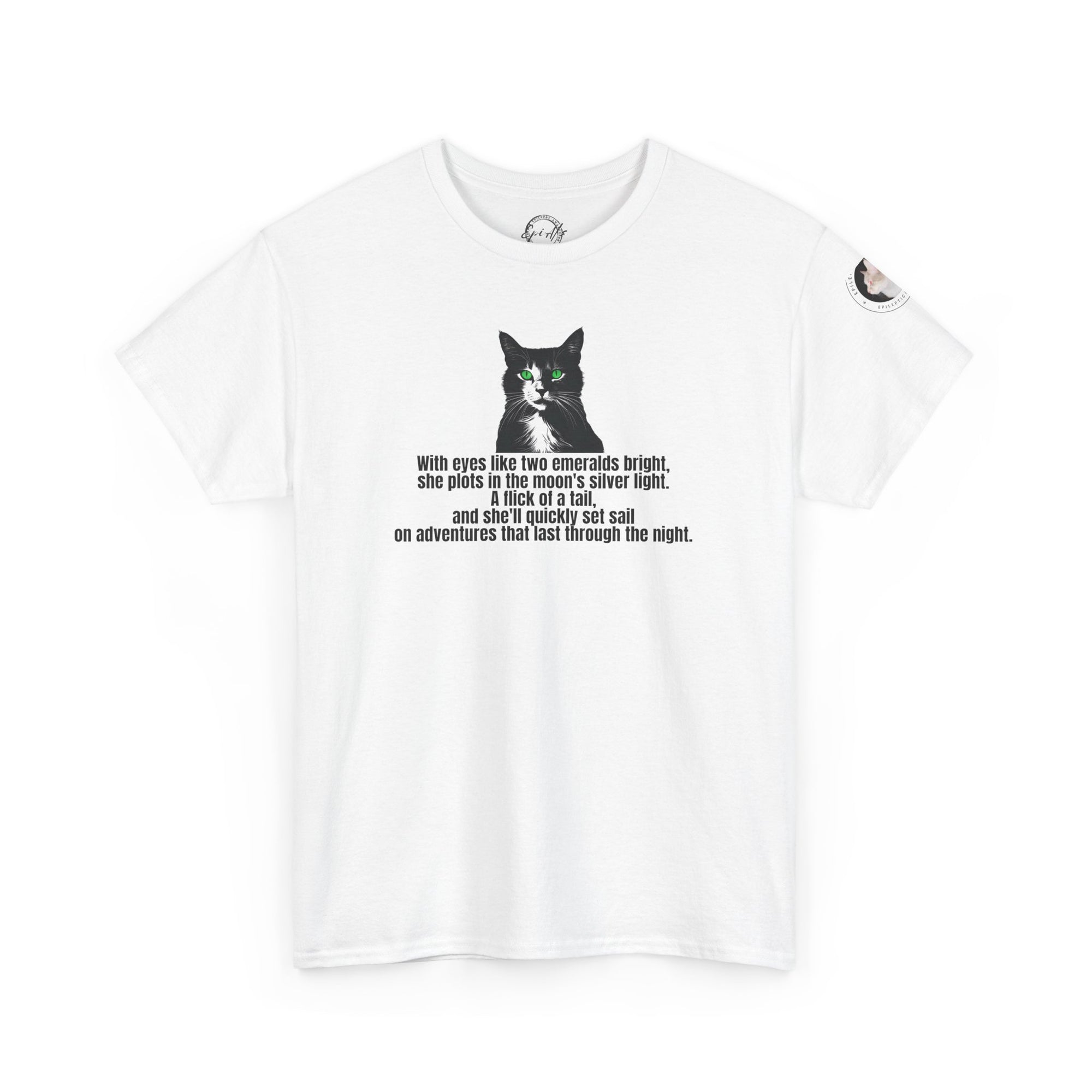 Emerald Eyed Mischief Unisex Heavy Cotton Tee