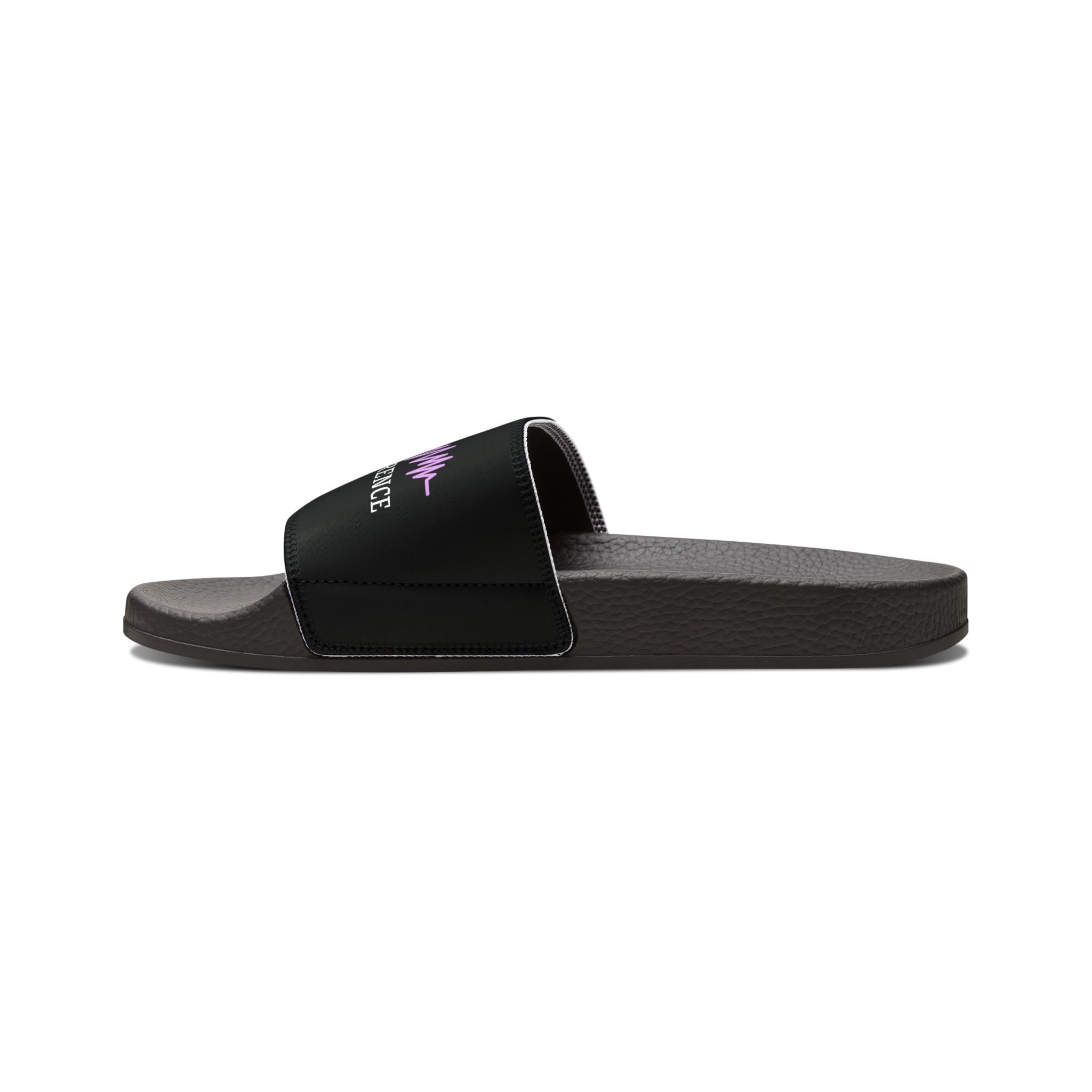 Signal Interference Slide Sandals — Controlled Chaos Edition