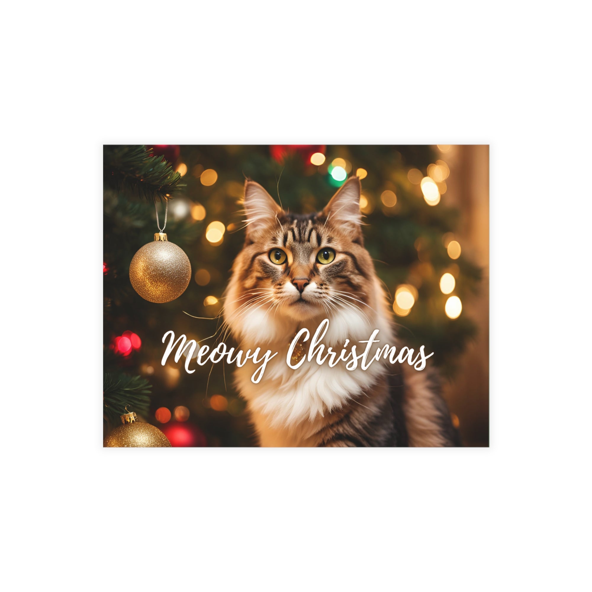Pretty Meowy Christmas Postcard Bundles (envelopes included)
