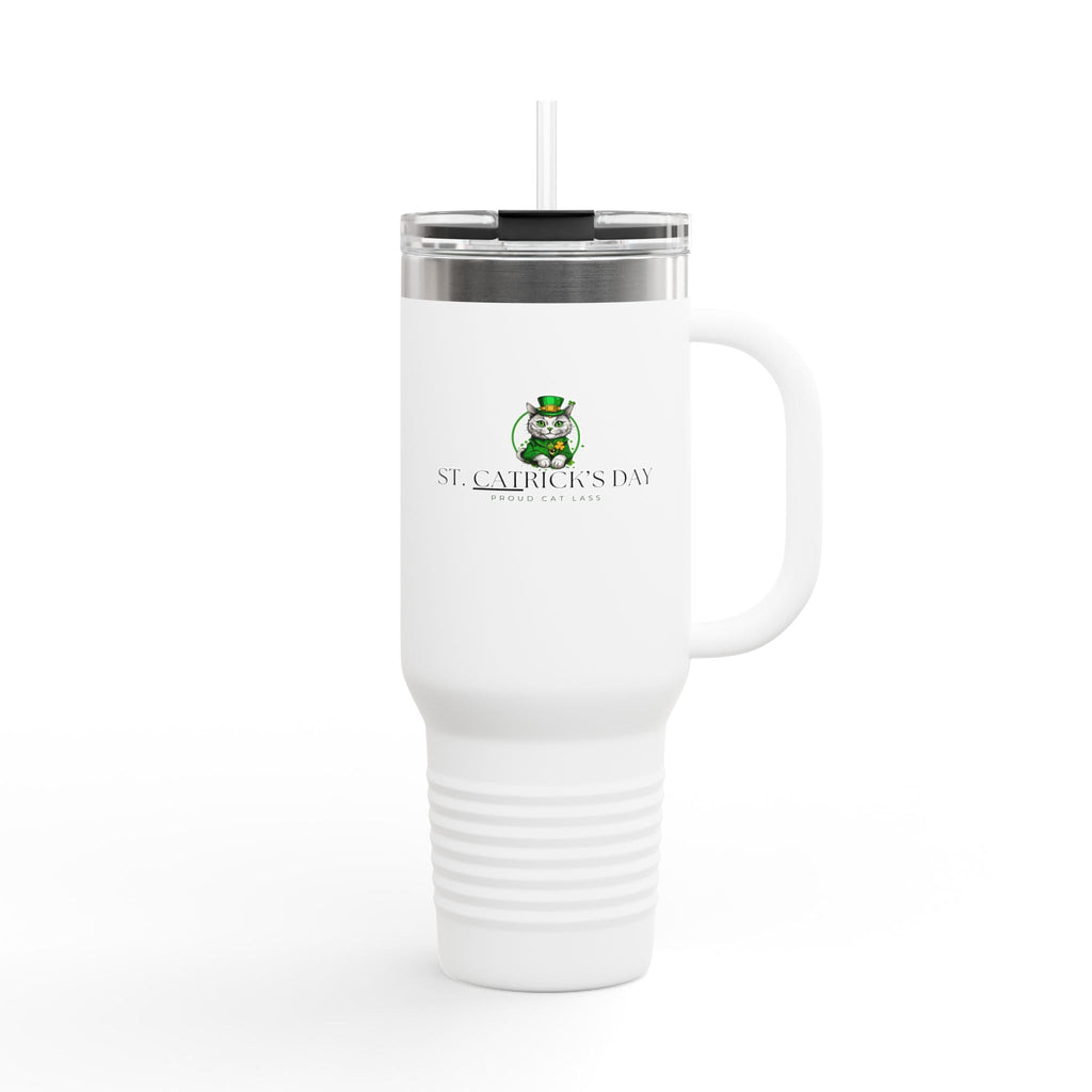 St. Patrick's Day Insulated Travel Mug Printify