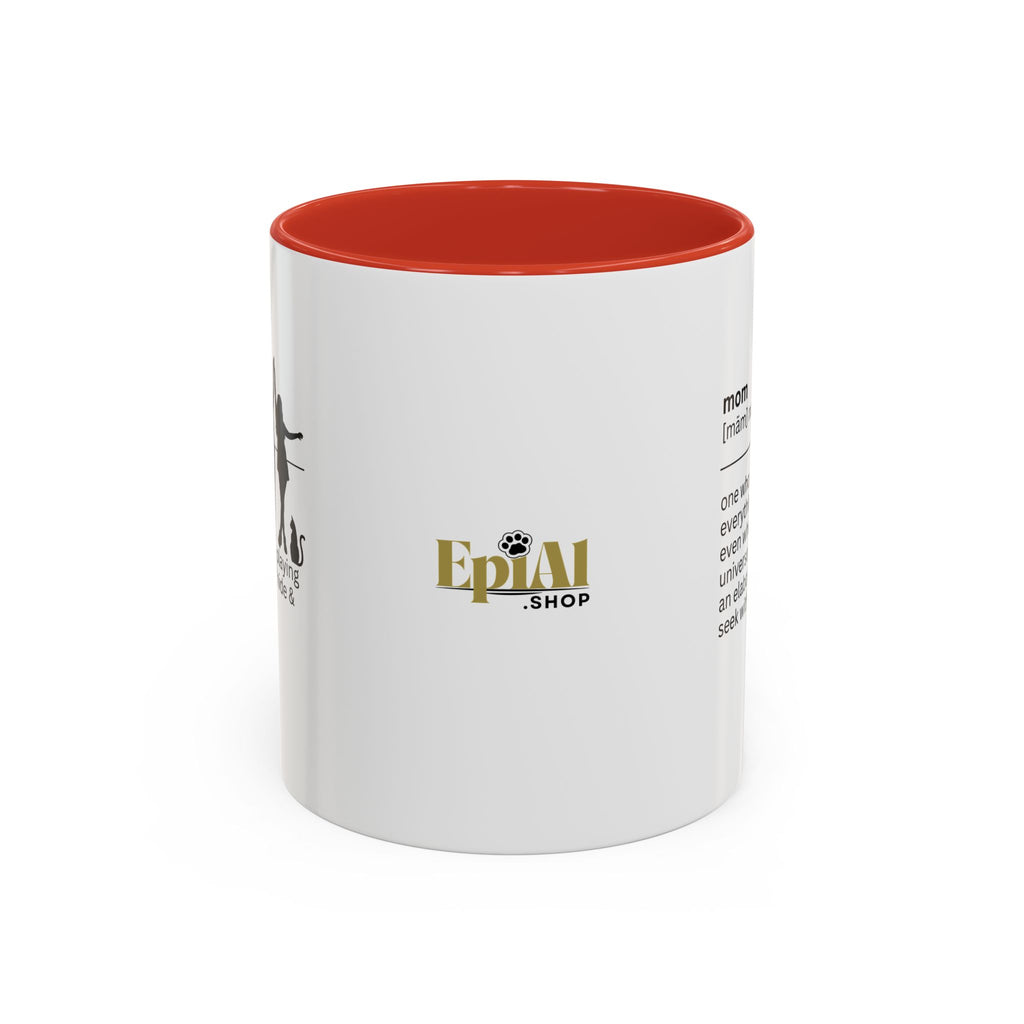 Mom Okay Accent Coffee Mug - Perfect Gift for Moms
