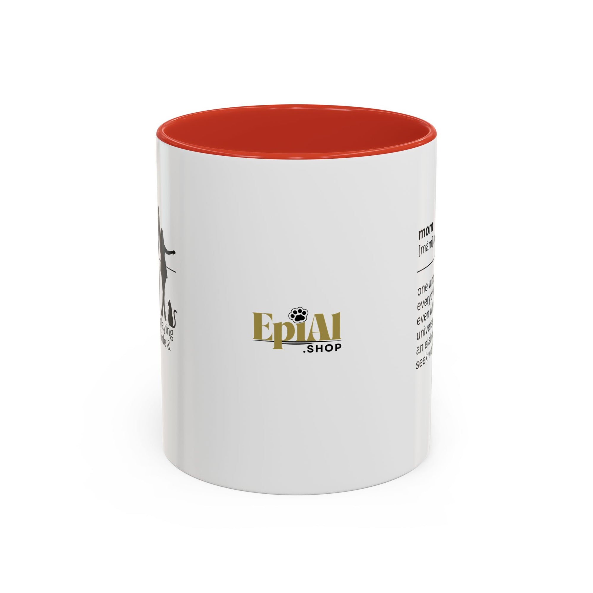 Mom Okay Accent Coffee Mug - Perfect Gift for Moms