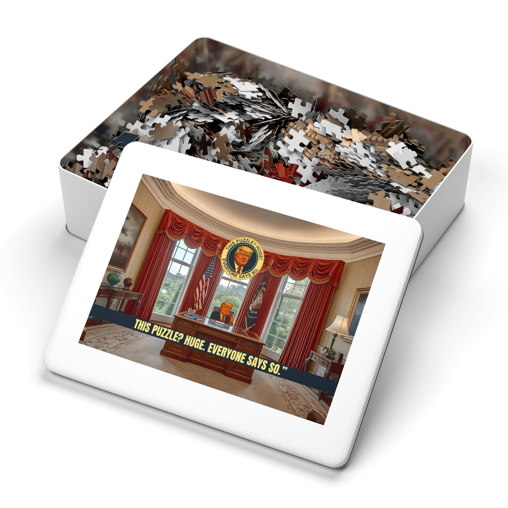 “This Puzzle? Huge. Everyone Says So.” Political Parody Jigsaw Puzzle