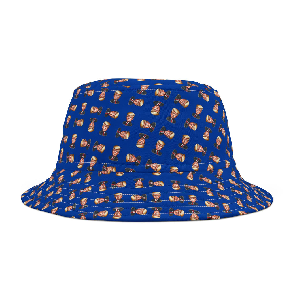 Trump Faces Printed Bucket Hat for Summer Fun