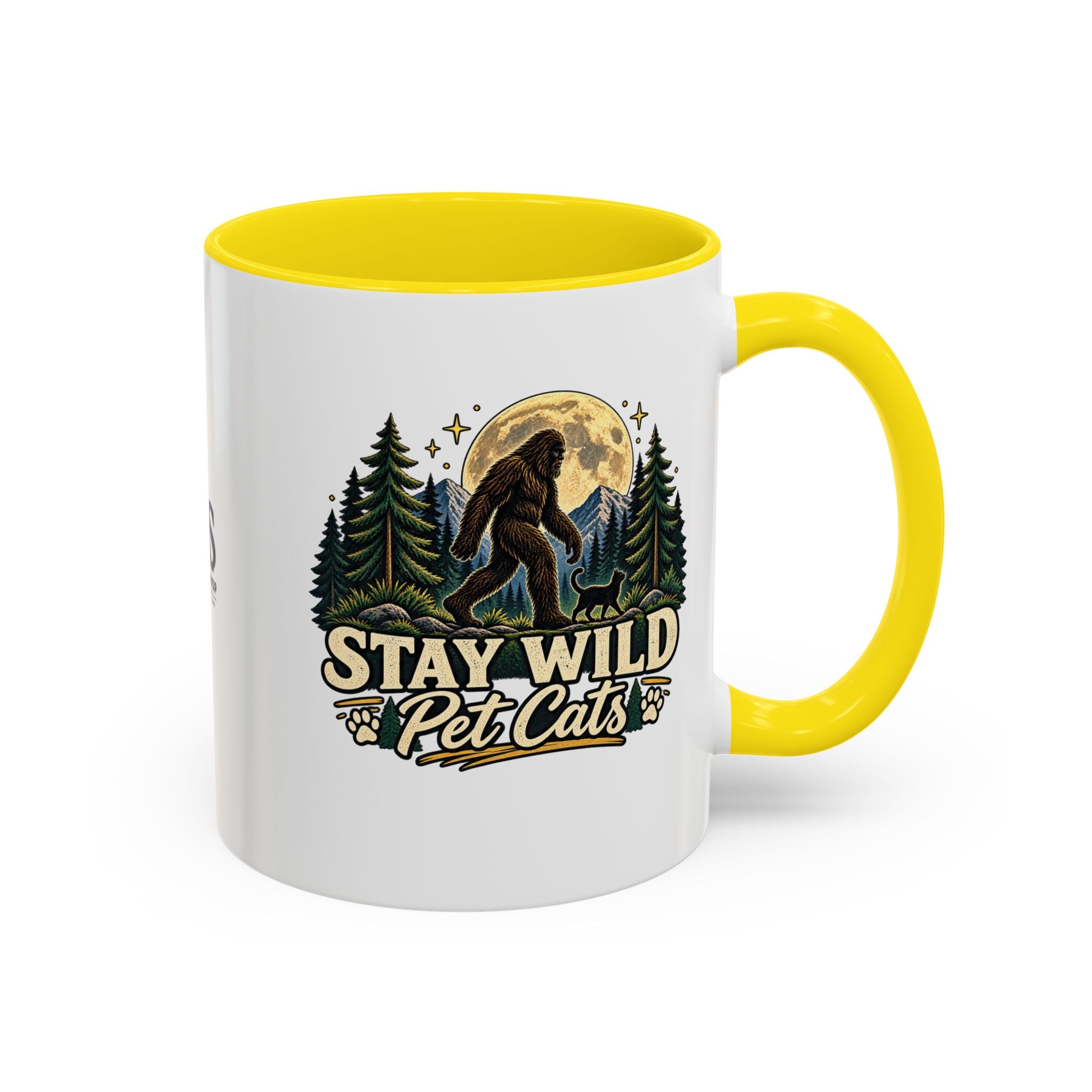 Stay Wild Pet Cats Sasquatch Accent Mug