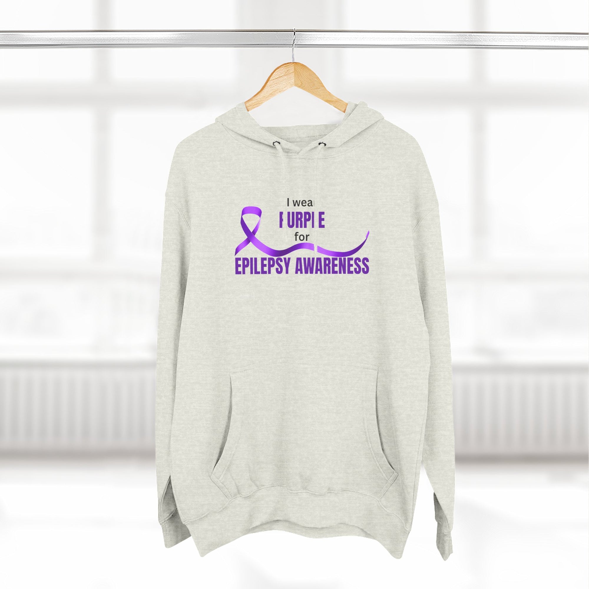 I Wear Purple Epilepsy Awareness Hoodie