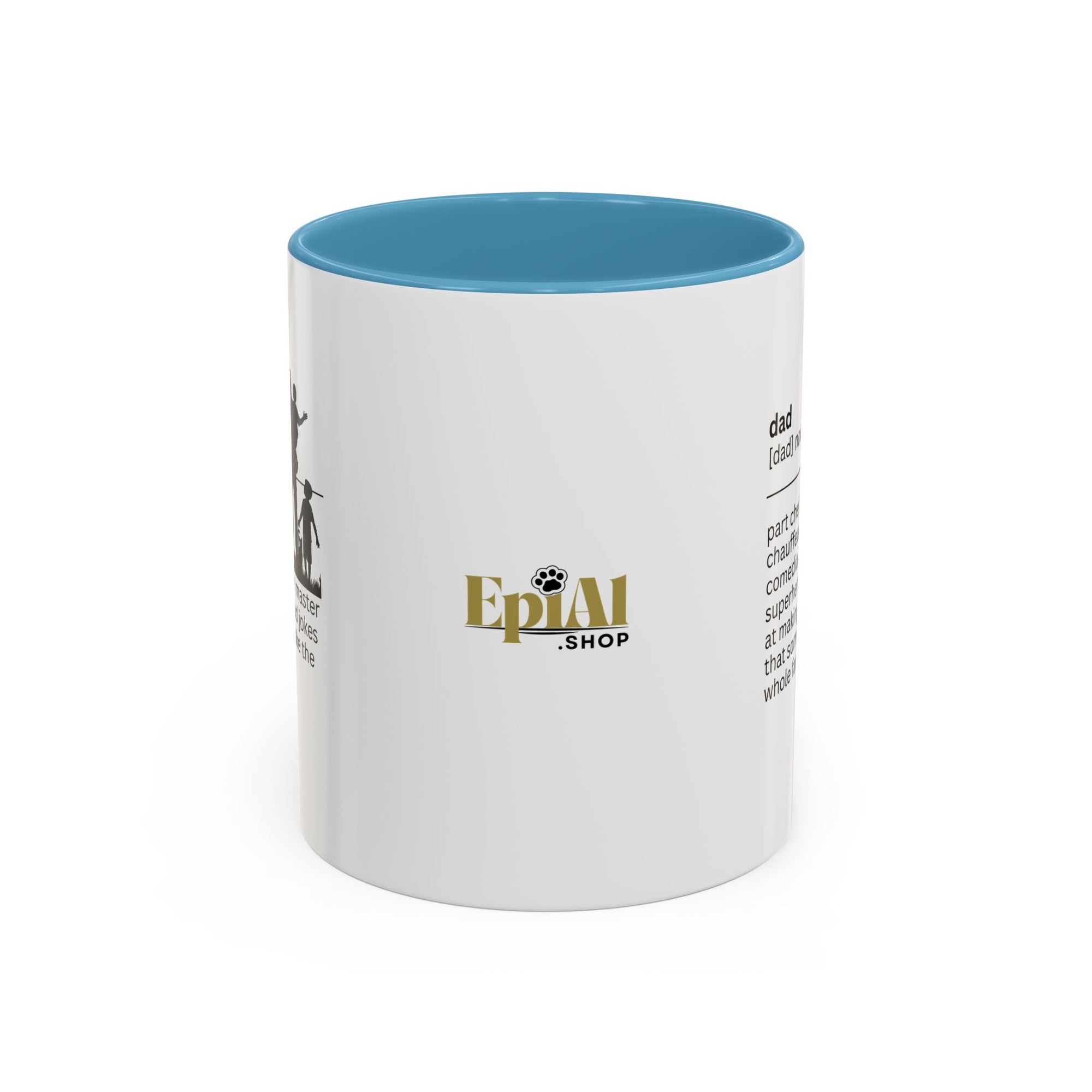 Dad Jokes Accent Coffee Mug - Perfect Gift for Dads